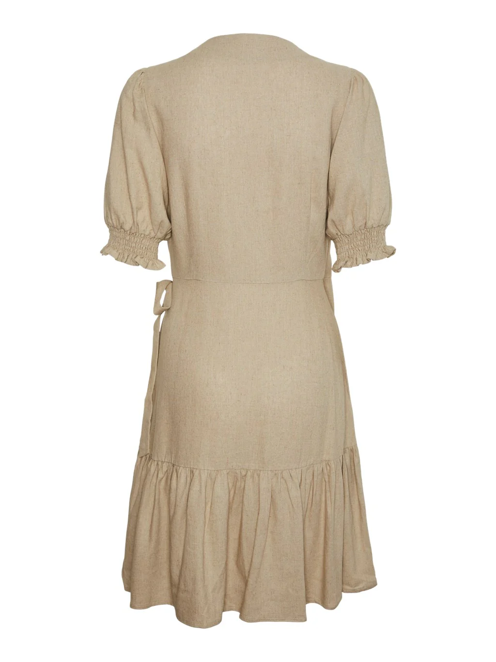 Yasflaxy Ss Wrap Dress Birch - Image 5
