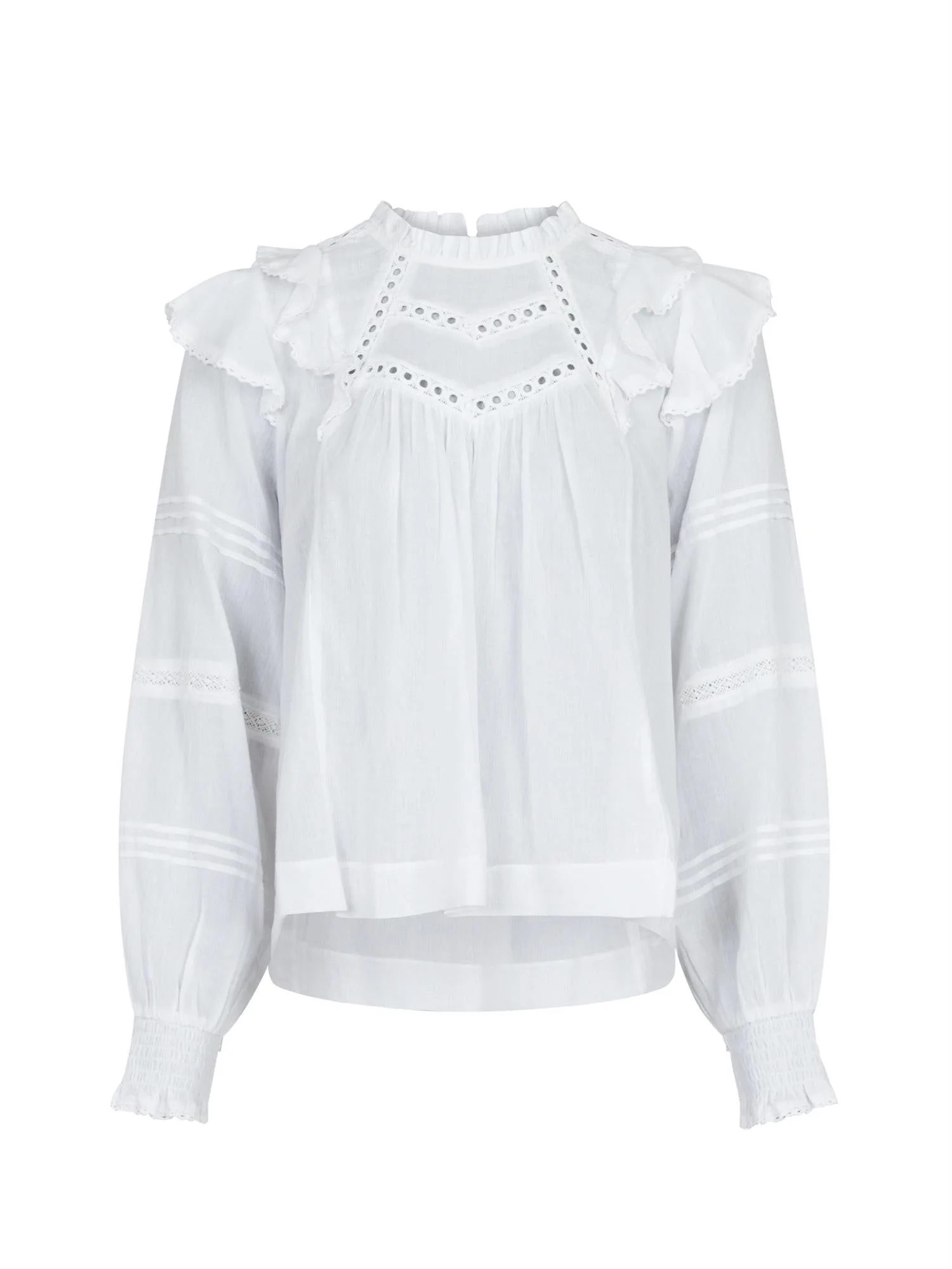 Simkie S Voile Blouse White