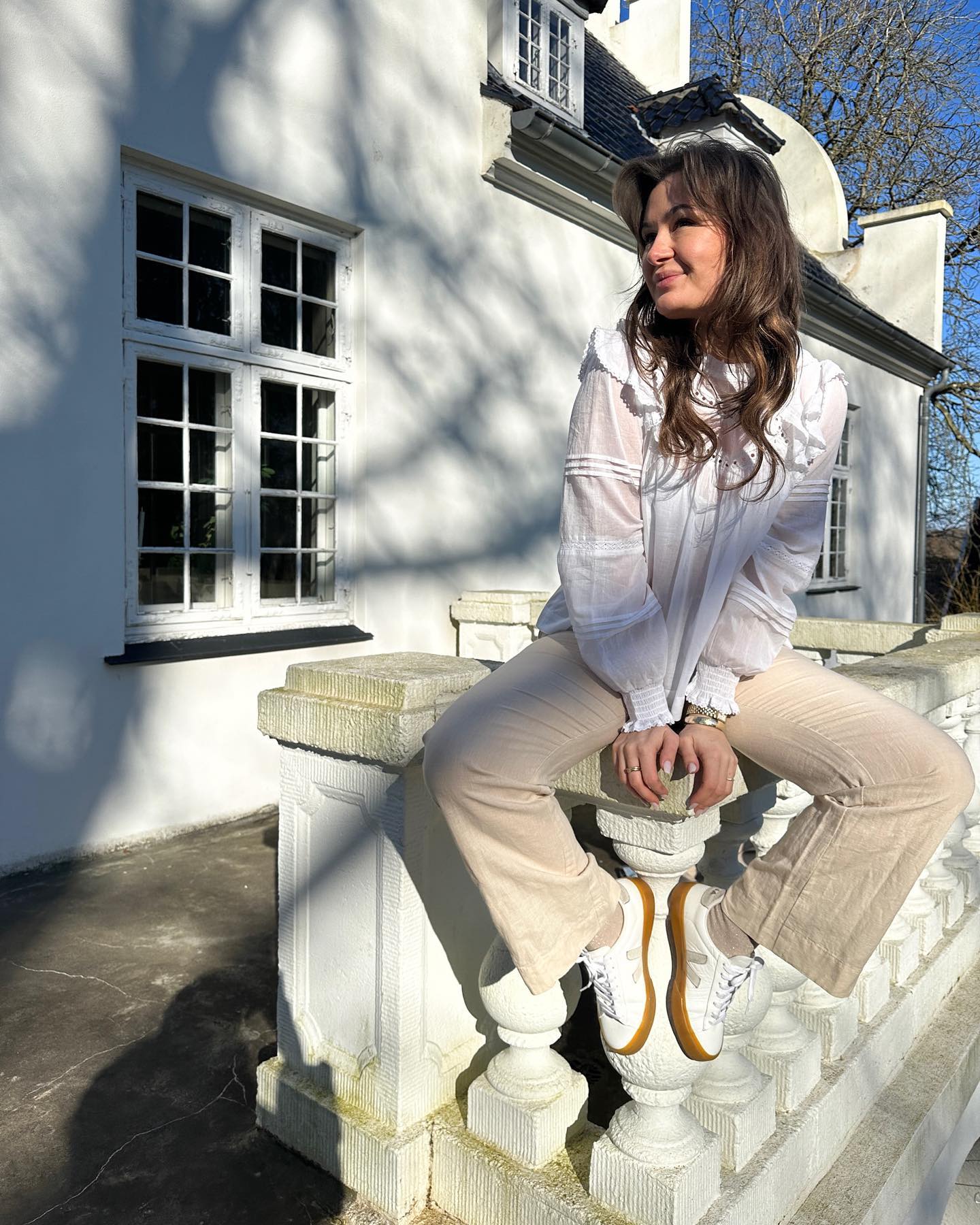Simkie S Voile Blouse White - Image 2
