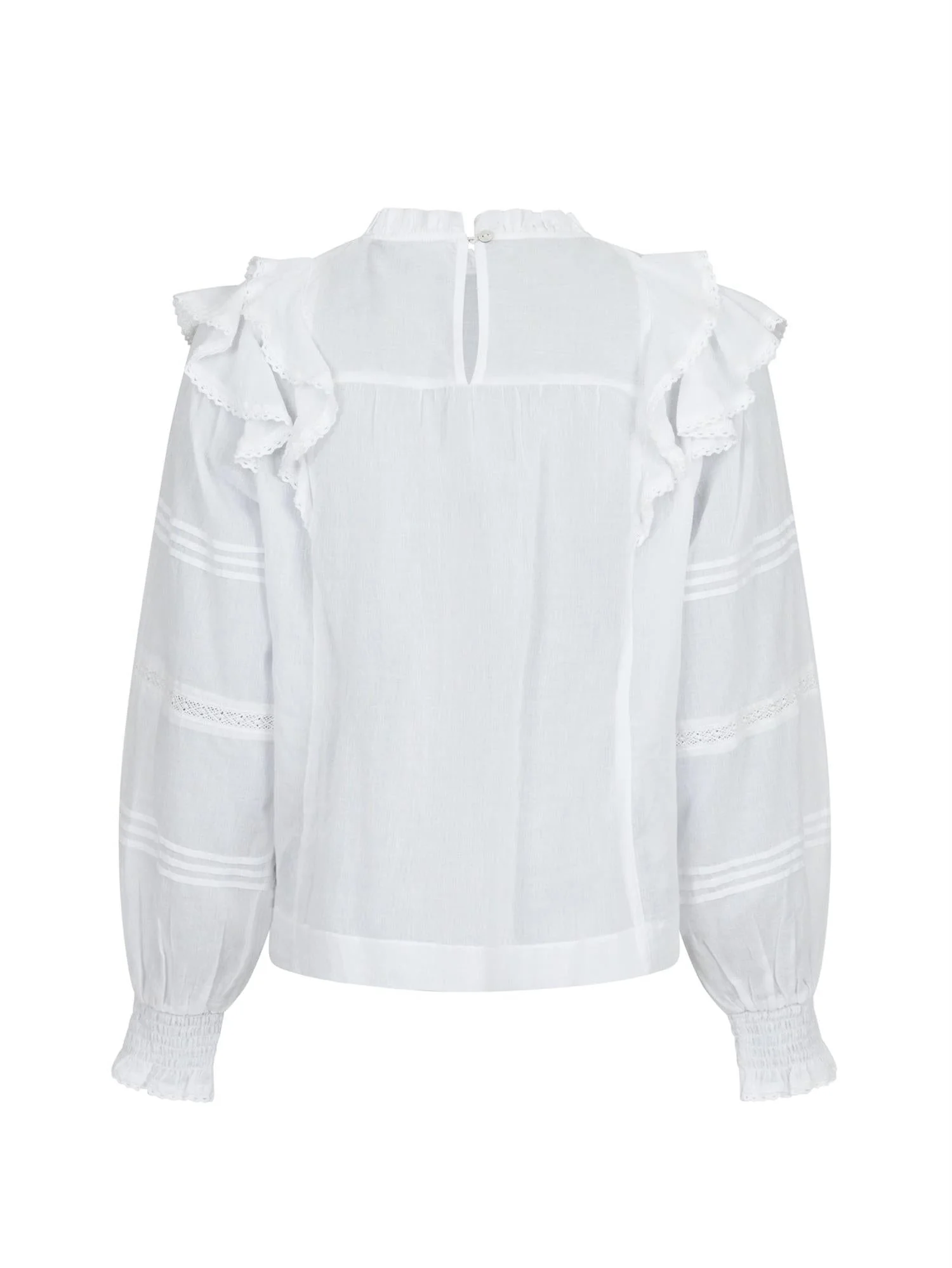 Simkie S Voile Blouse White - Image 6