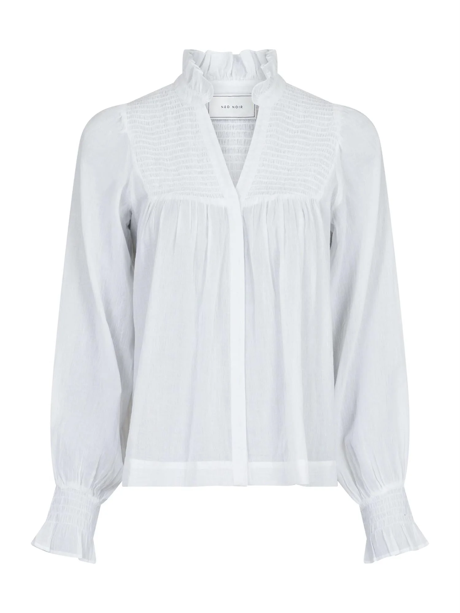 Jill S Voile Blouse White