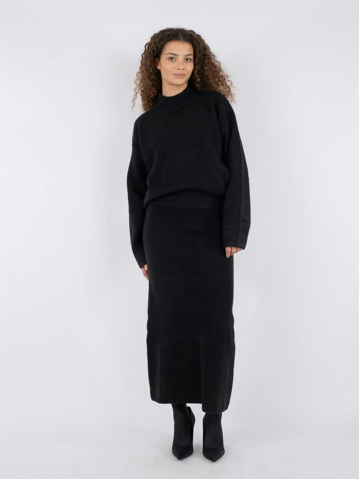 Ashanti Knit Skirt Black - Image 3