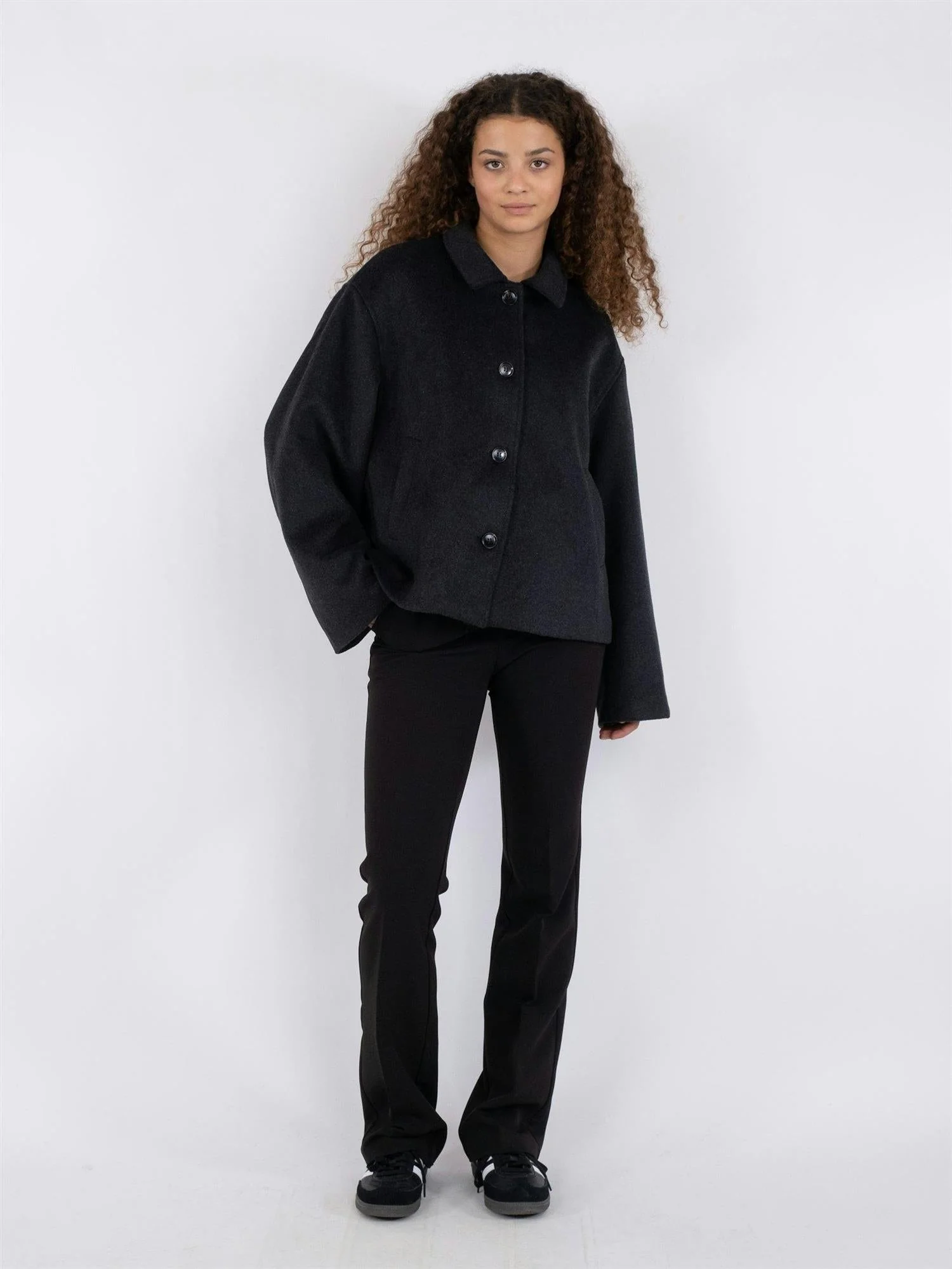 Hamra Wool Jacket Antracit - Image 8