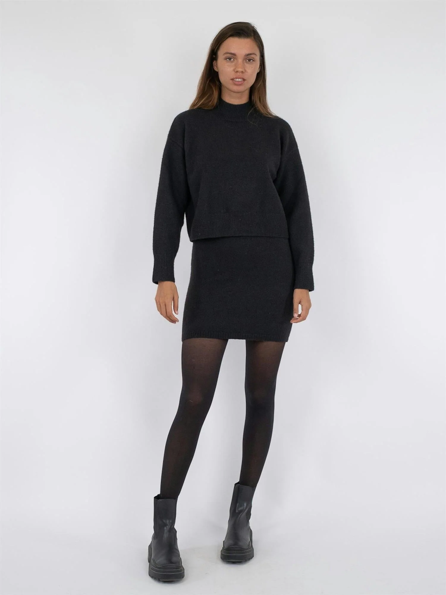 Paulina Knit Blouse Black - Image 5