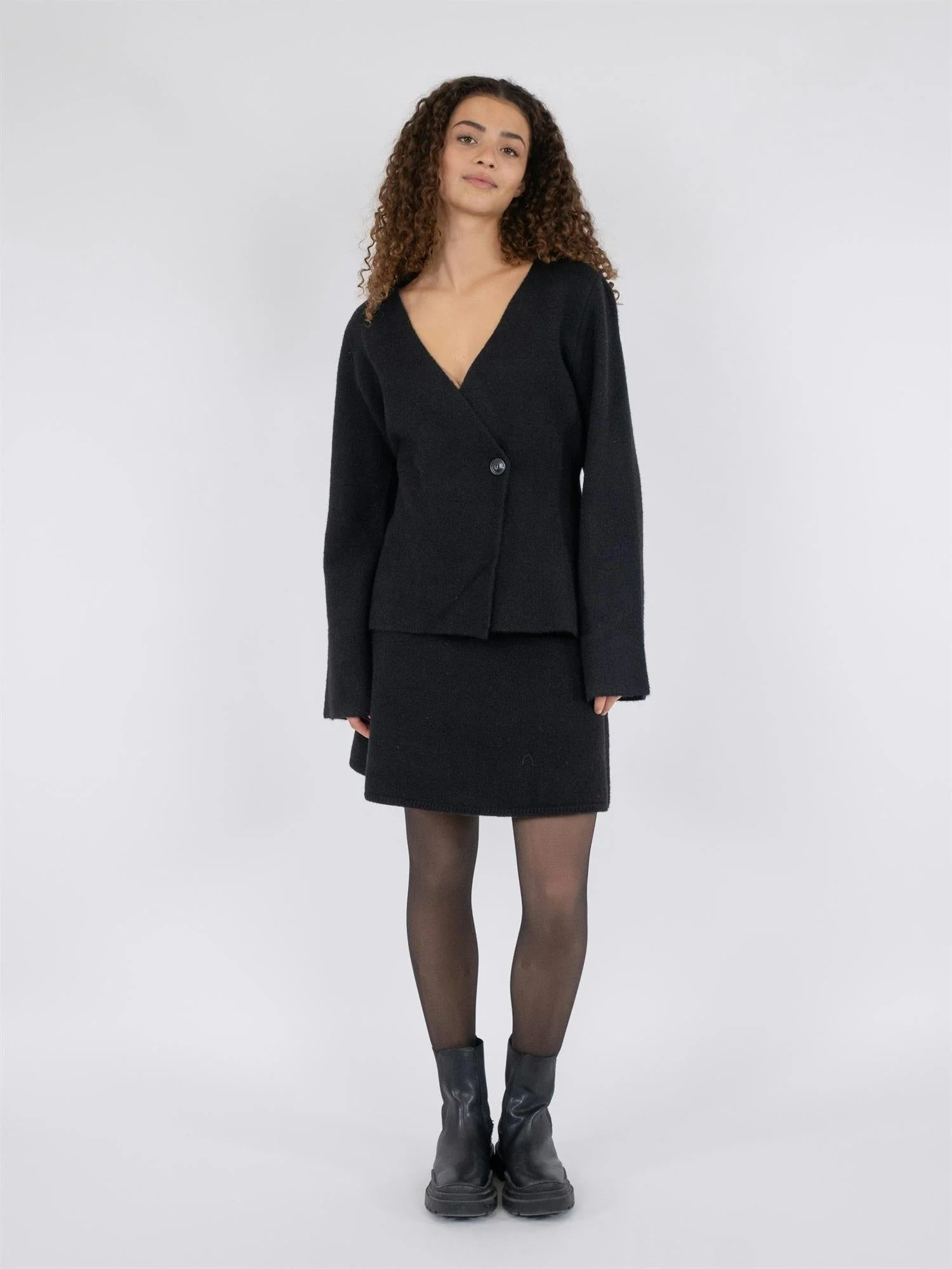 Marie Louise Knit Cardigan Black - Image 10