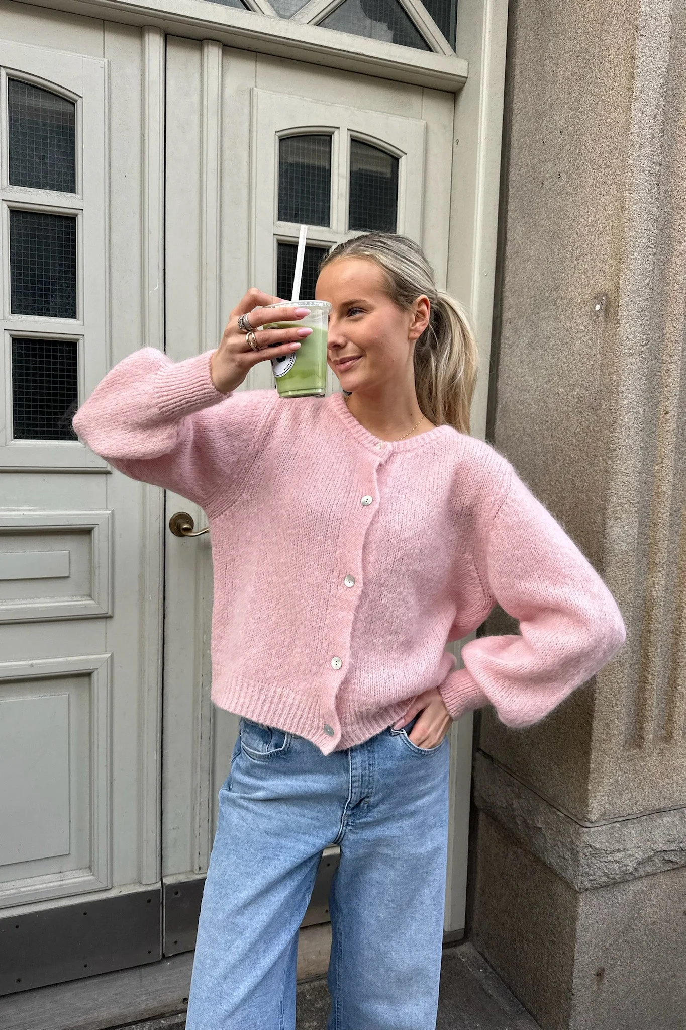 Ida Cardigan Light Pink - Image 6