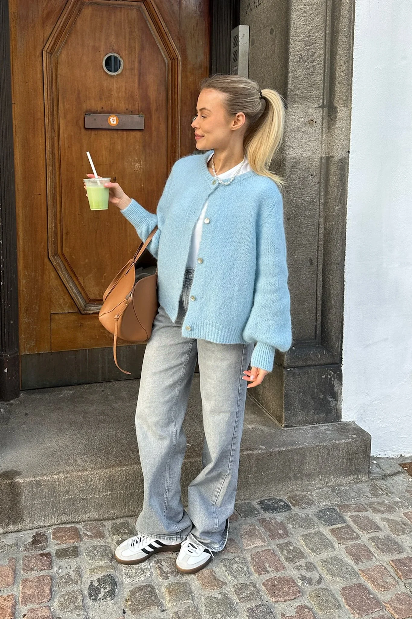 Ida Cardigan Light Blue - Image 10