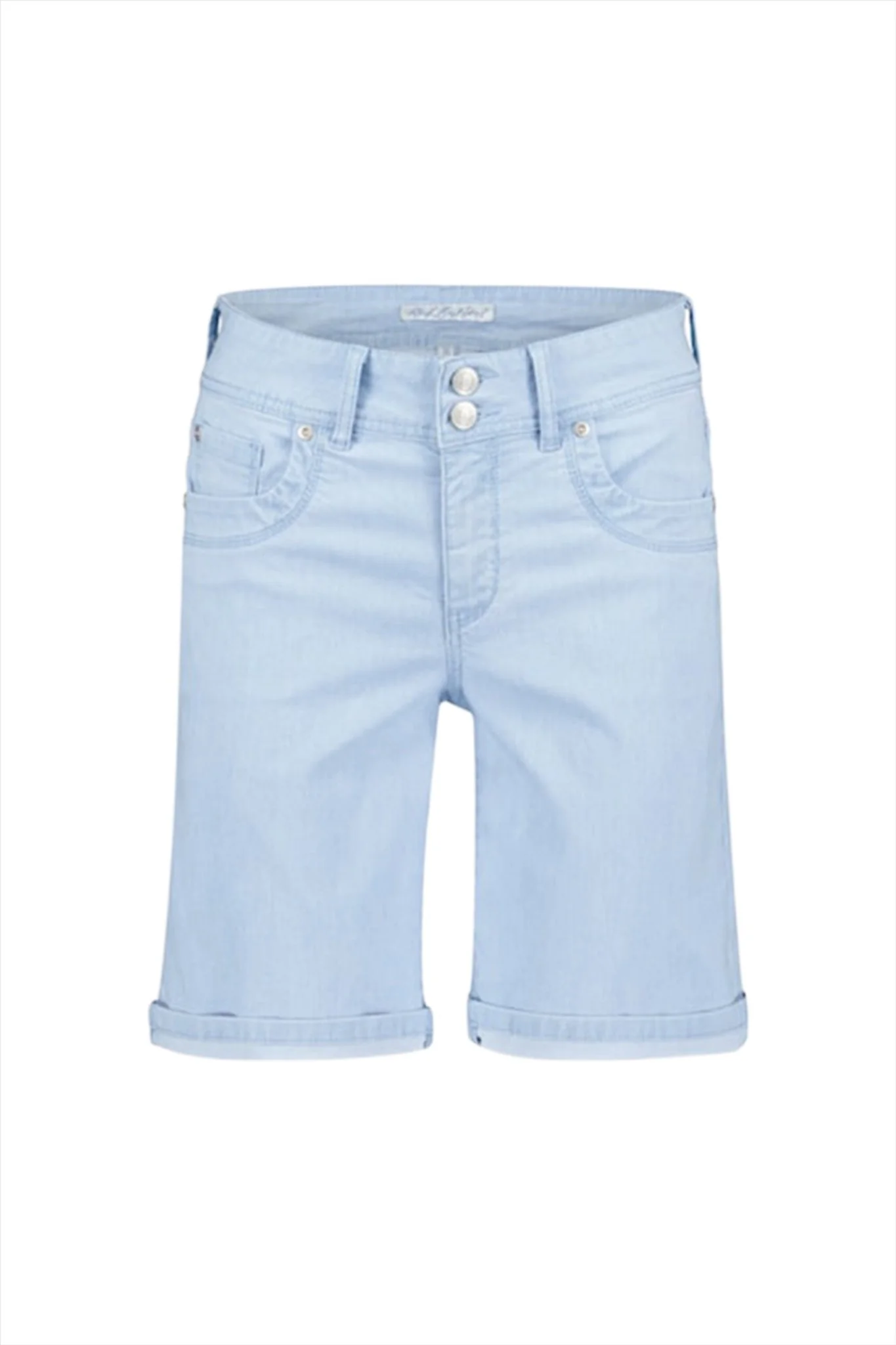 Romy Short Fancy Chambray Bleach