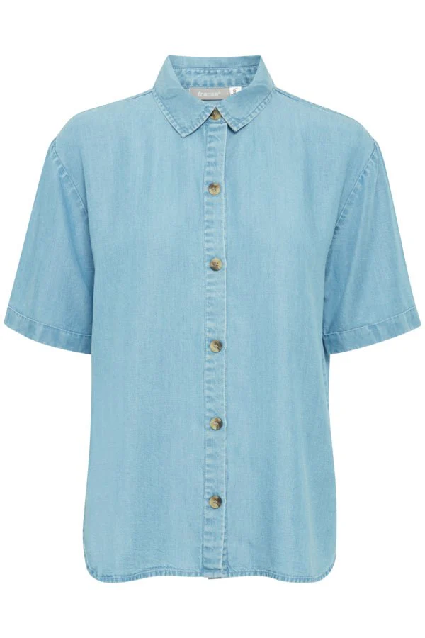 Evelyn Shirt Mid Blue Denim
