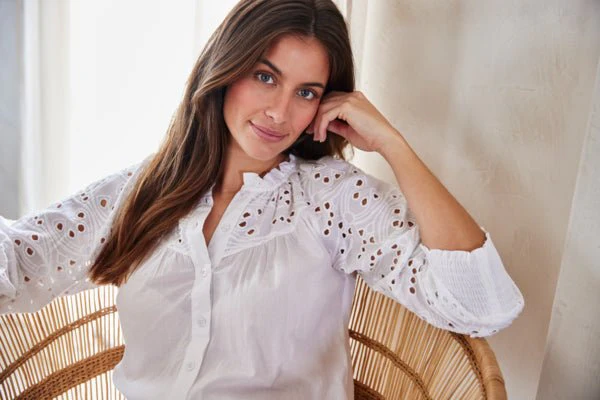 Angela Shirt Blanc De Blanc - Image 5