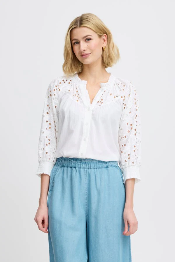 Angela Shirt Blanc De Blanc - Image 6