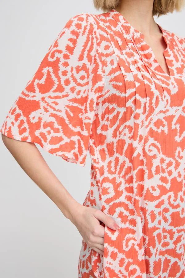 Miria Dr 3 Hot Coral Aop Hs24 01F - Image 5