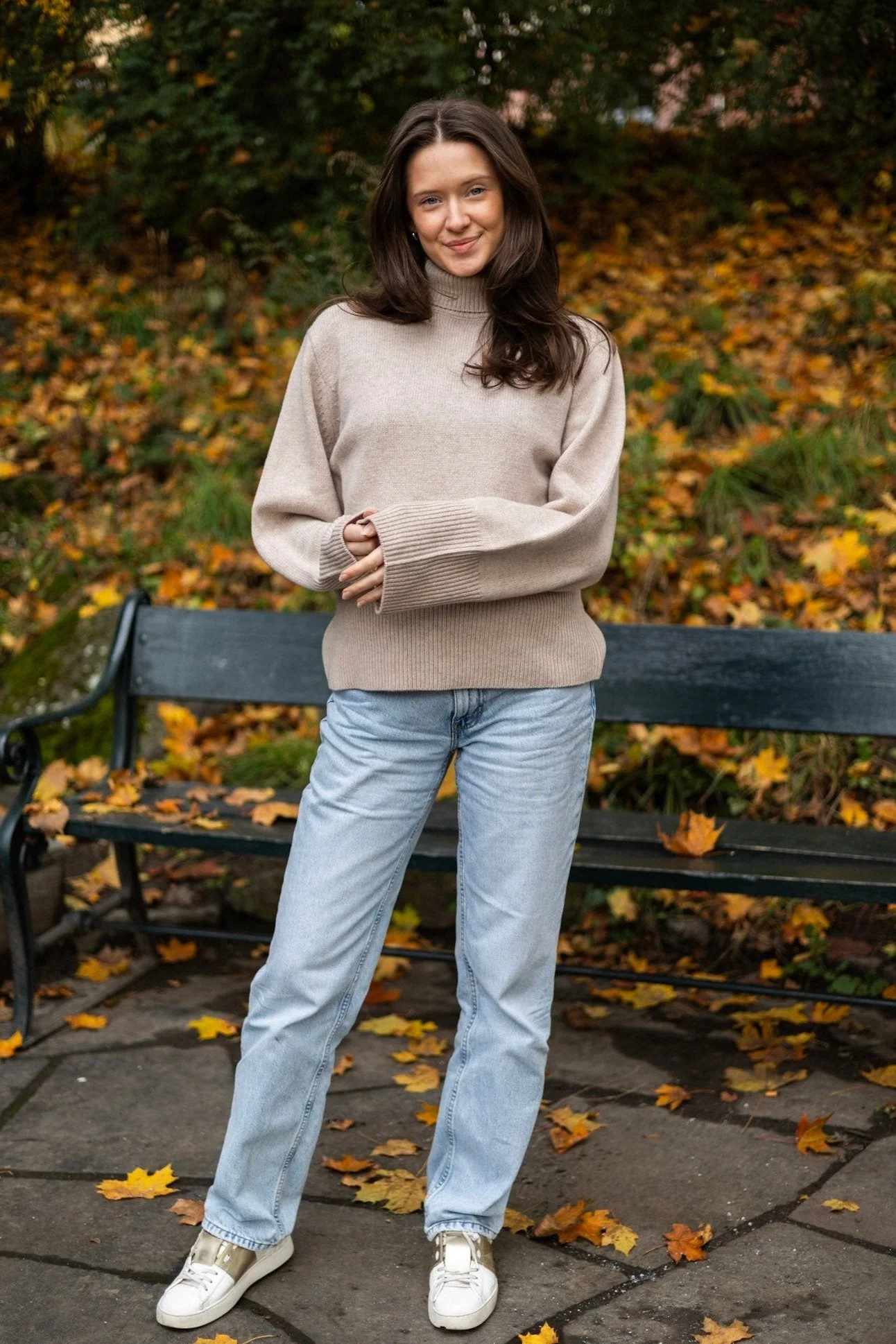 Alpha Knit T-Neck Pumice Stone - Image 3