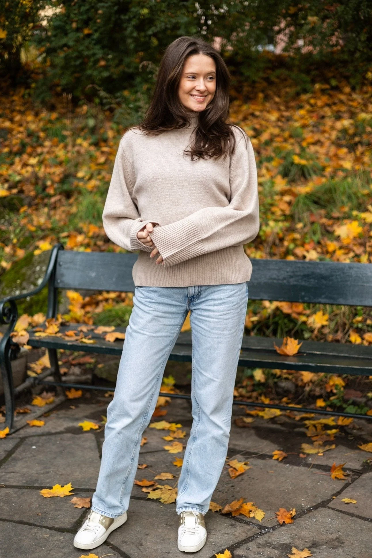 Alpha Knit T-Neck Pumice Stone - Image 5