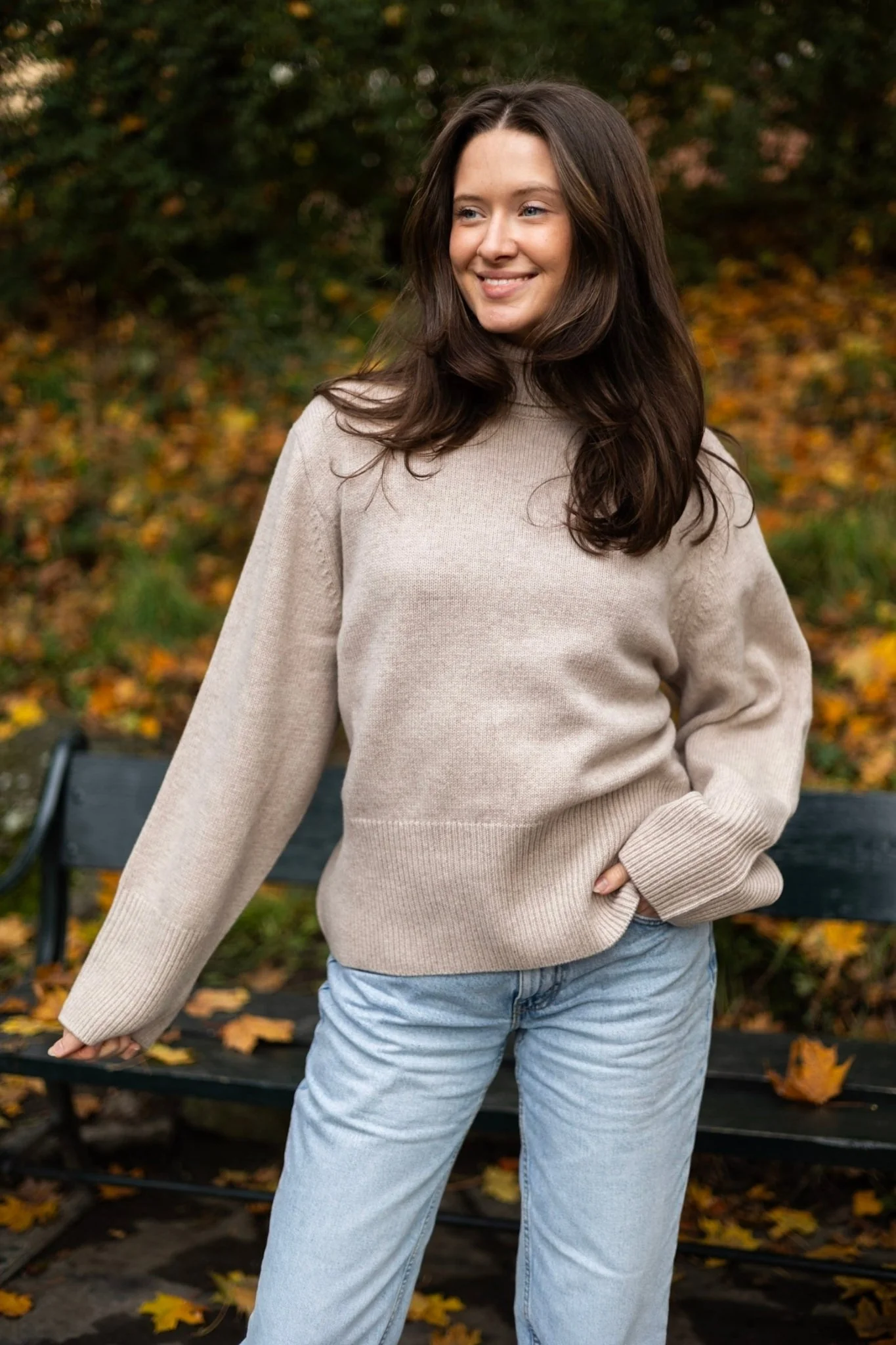 Alpha Knit T-Neck Pumice Stone - Image 7