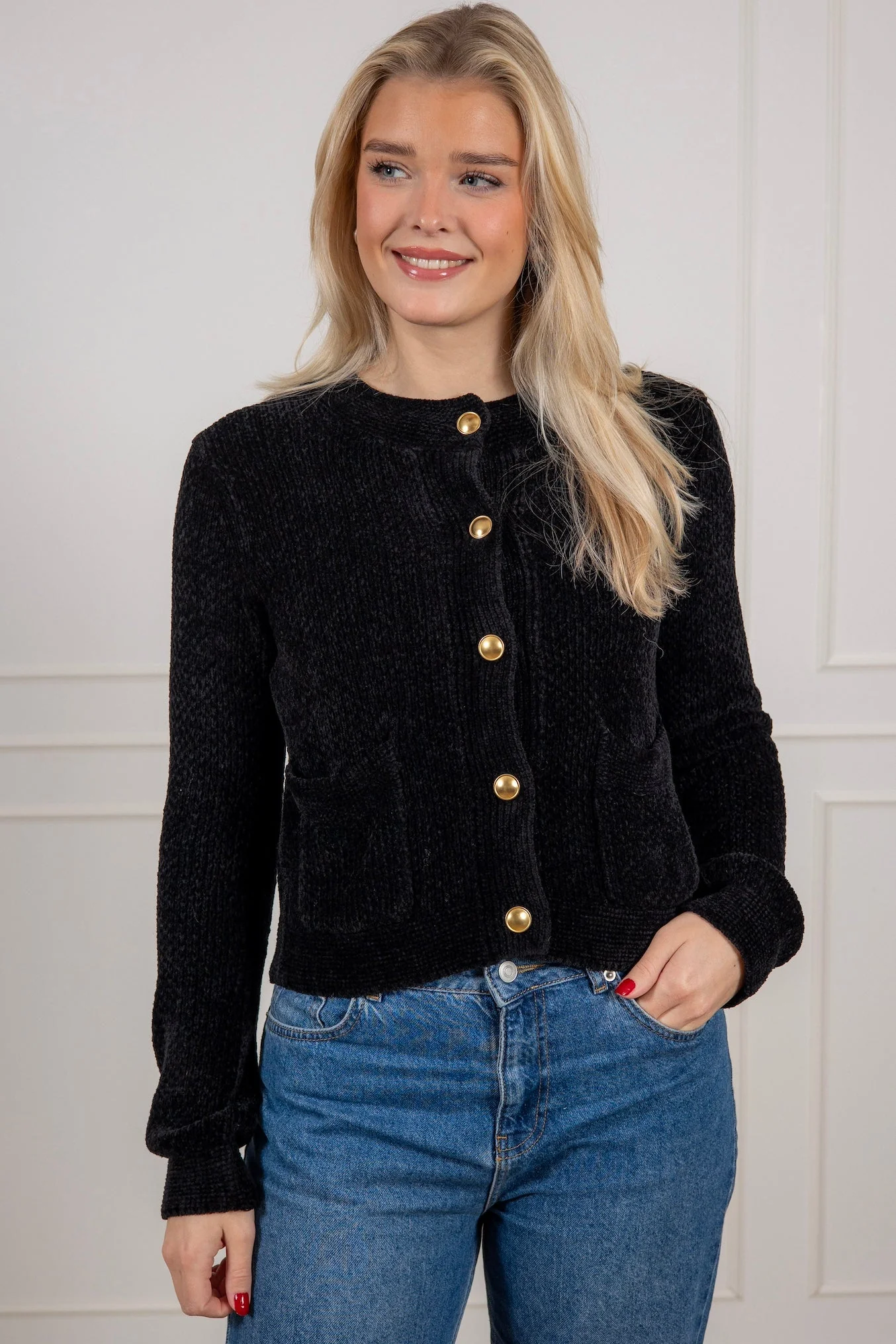 Mikapw Cardigan Black - Image 3