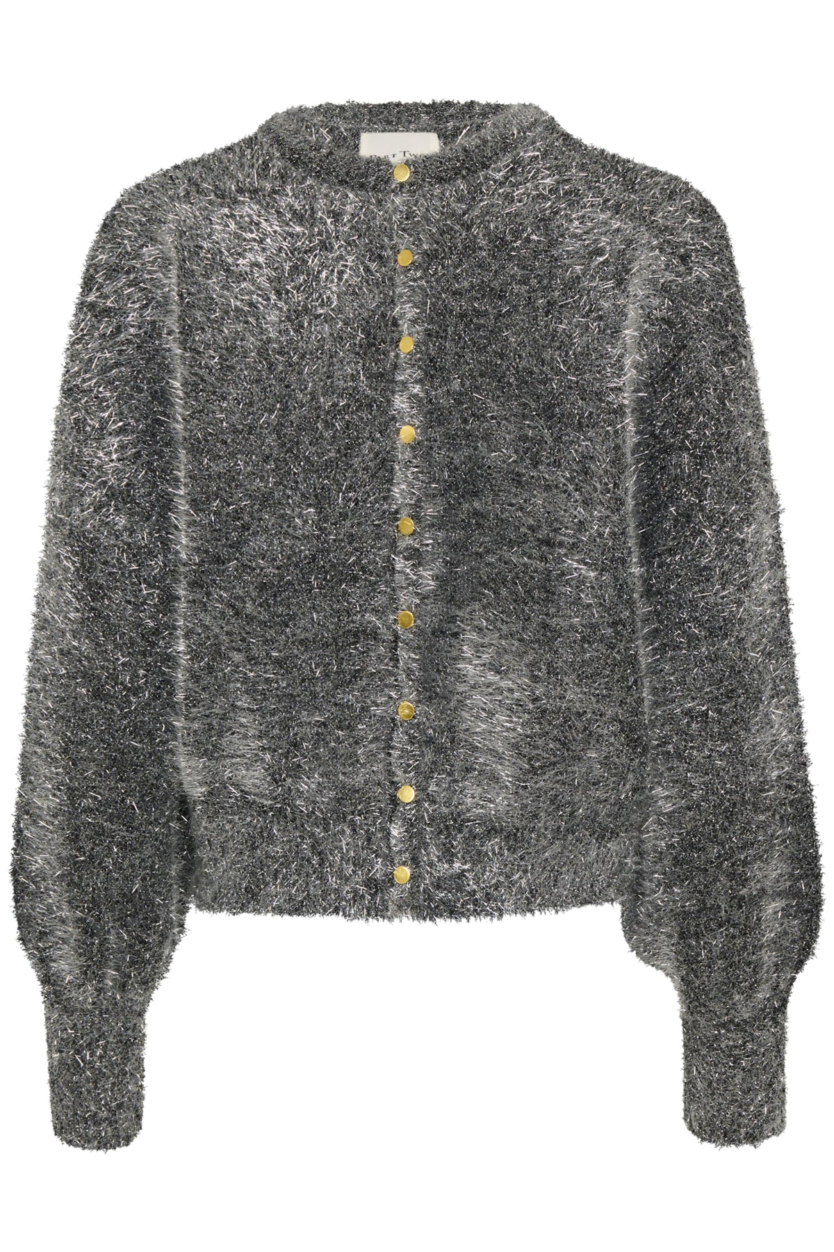 Milenapw Cardigan Black/Silver Lametta - Image 2