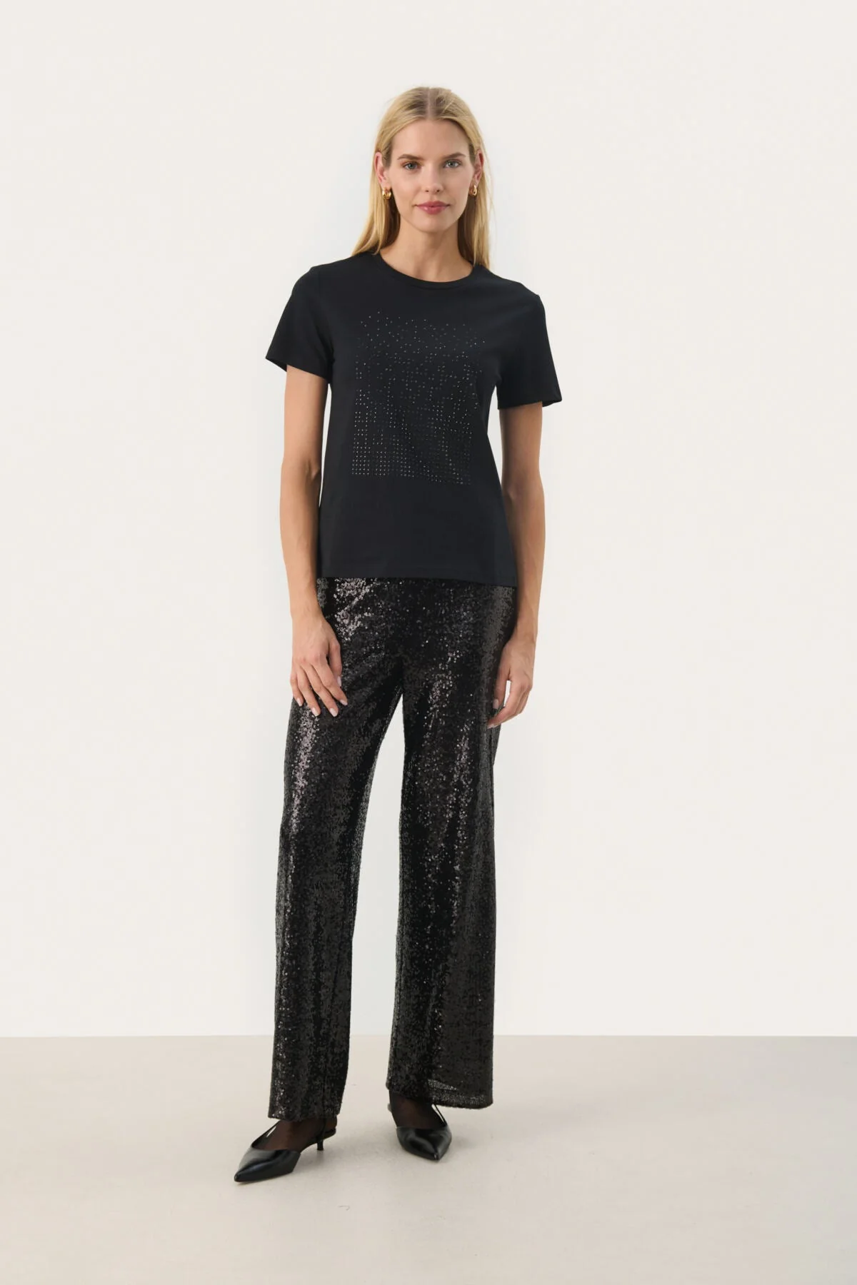 Maggipw T-Shirt Black And Black Shine - Image 2