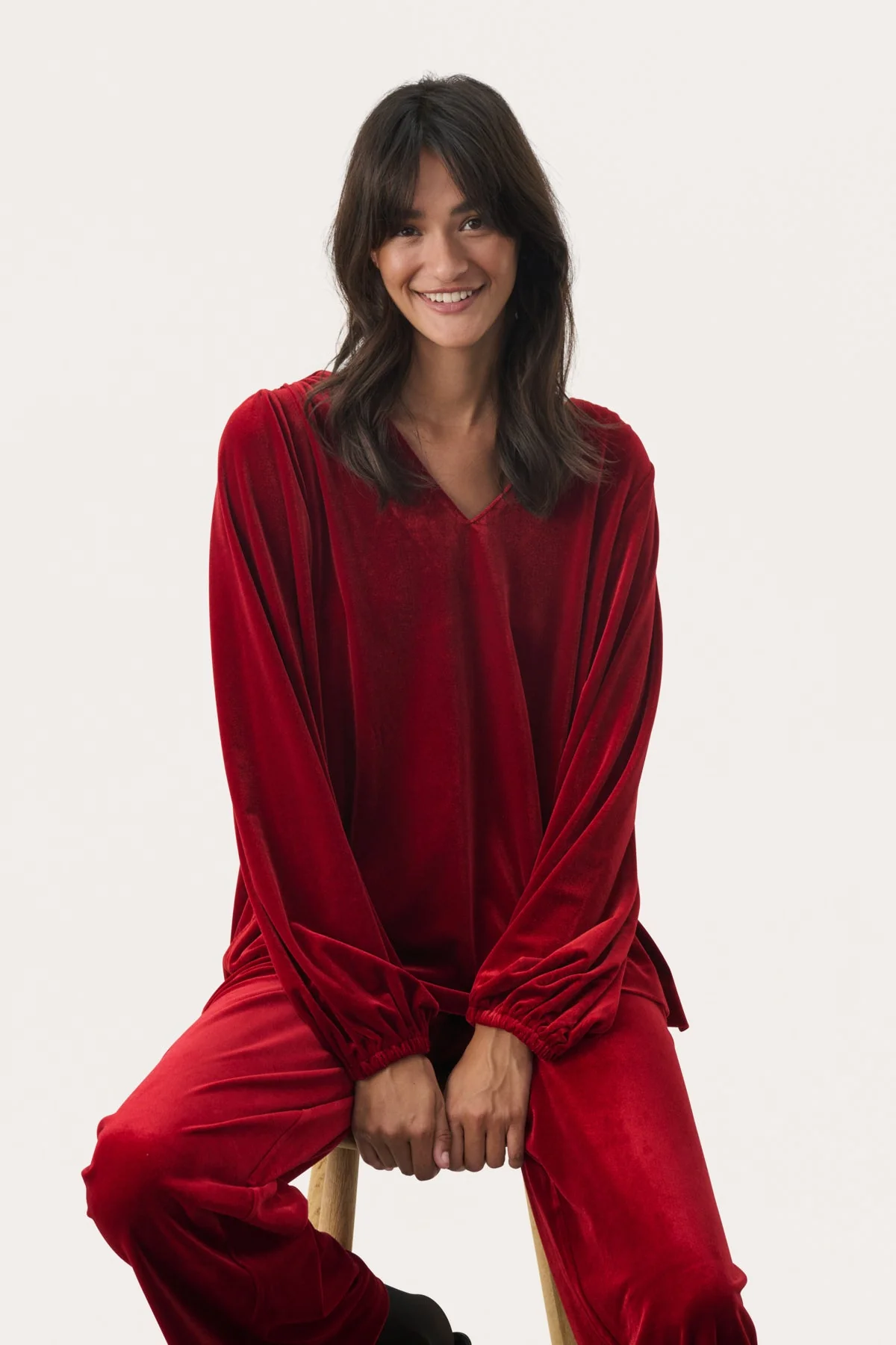 Madispw Blouse Rhythmic Red - Image 6