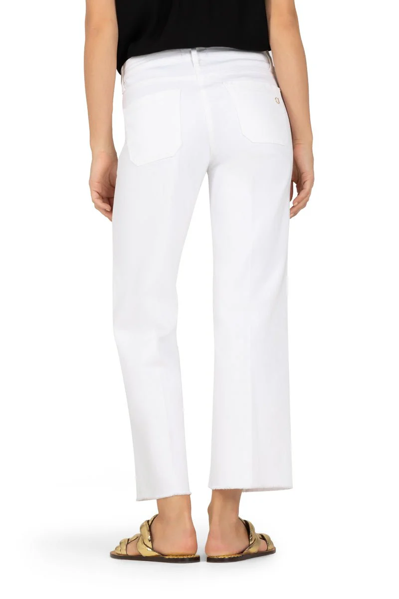 Tess Wide Leg Short Classy White & Fringed - Image 3