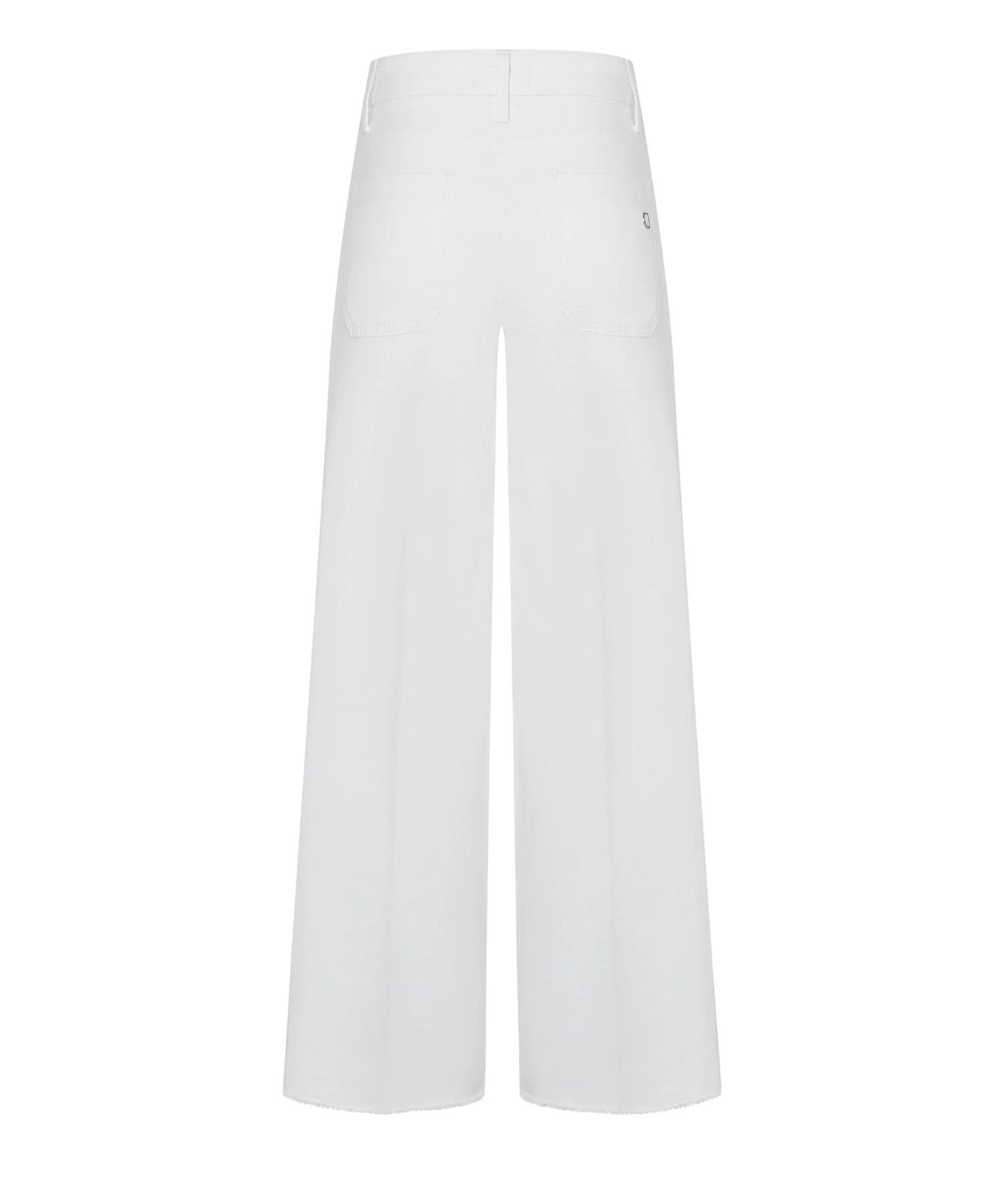 Tess Wide Leg Short Classy White & Fringed - Image 6