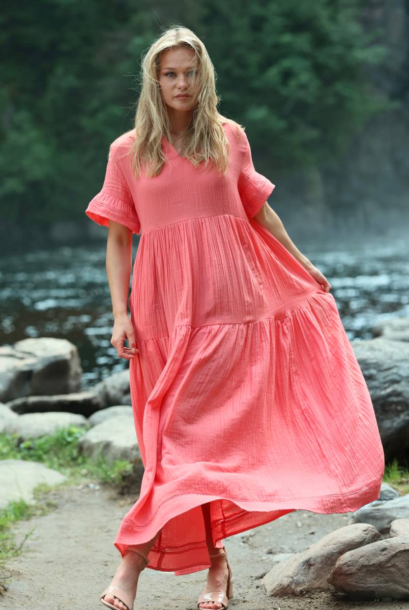 Hamilton Dress Georgia Peach