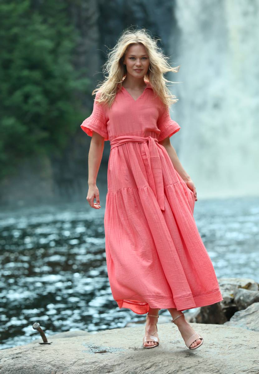 Hamilton Dress Georgia Peach - Image 2