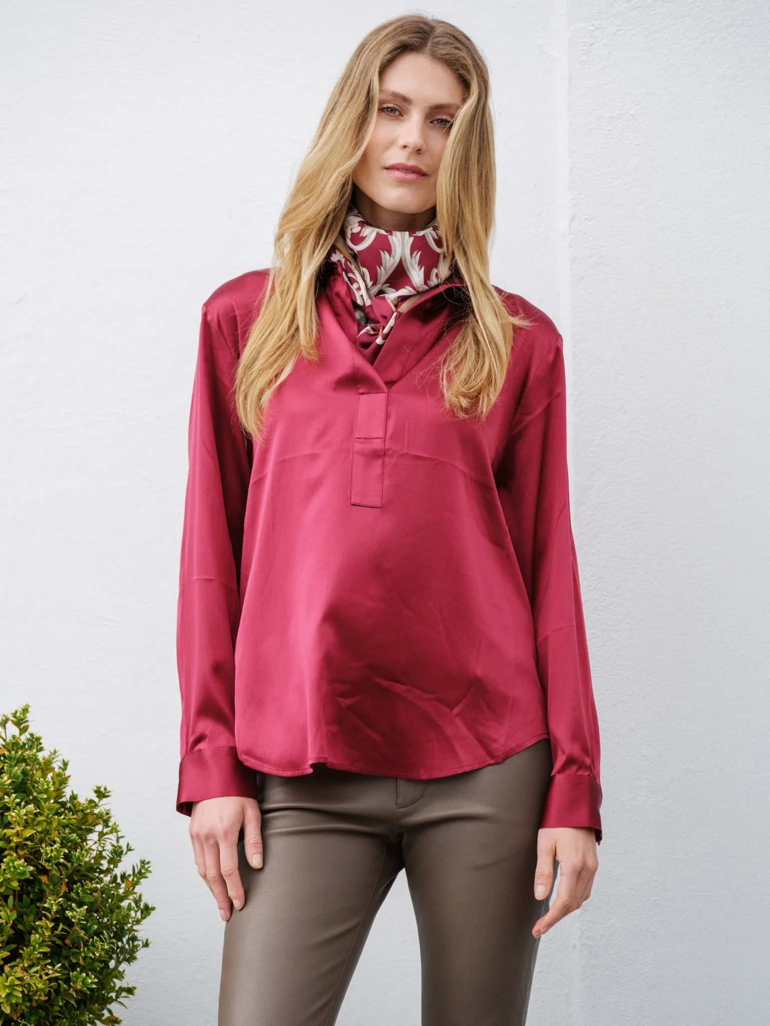 Leia Blouse Wildberry - Image 3