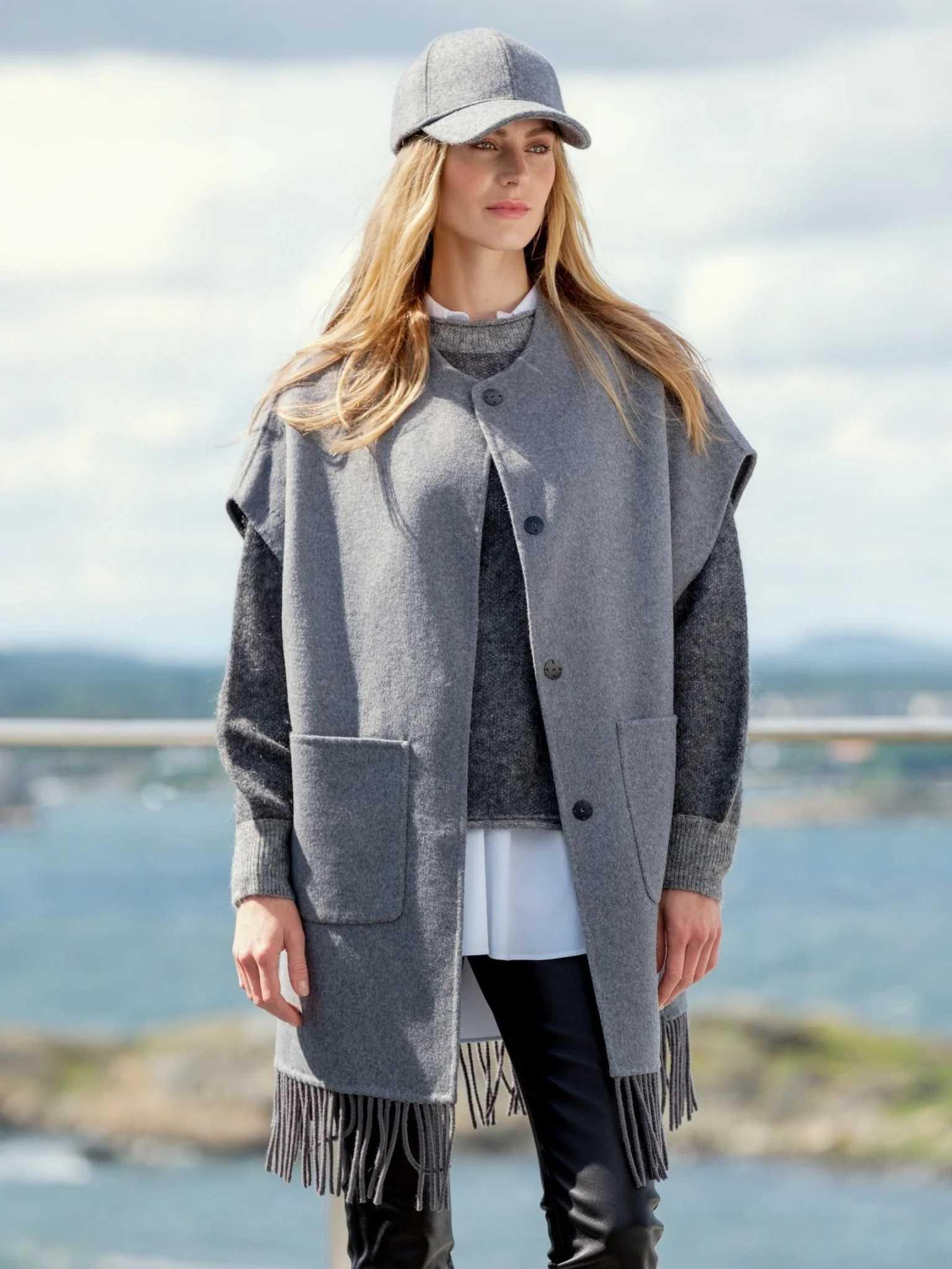 Leah Waistcoat Grey - Image 4