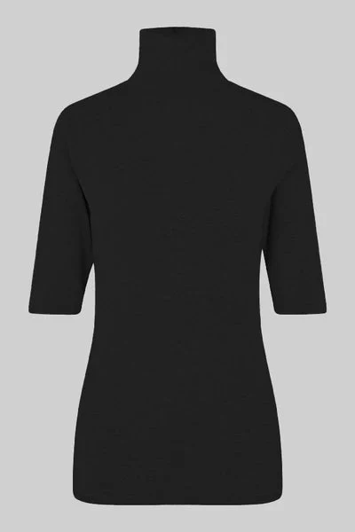 Honor Ss T-Neck Tee Black - Image 2