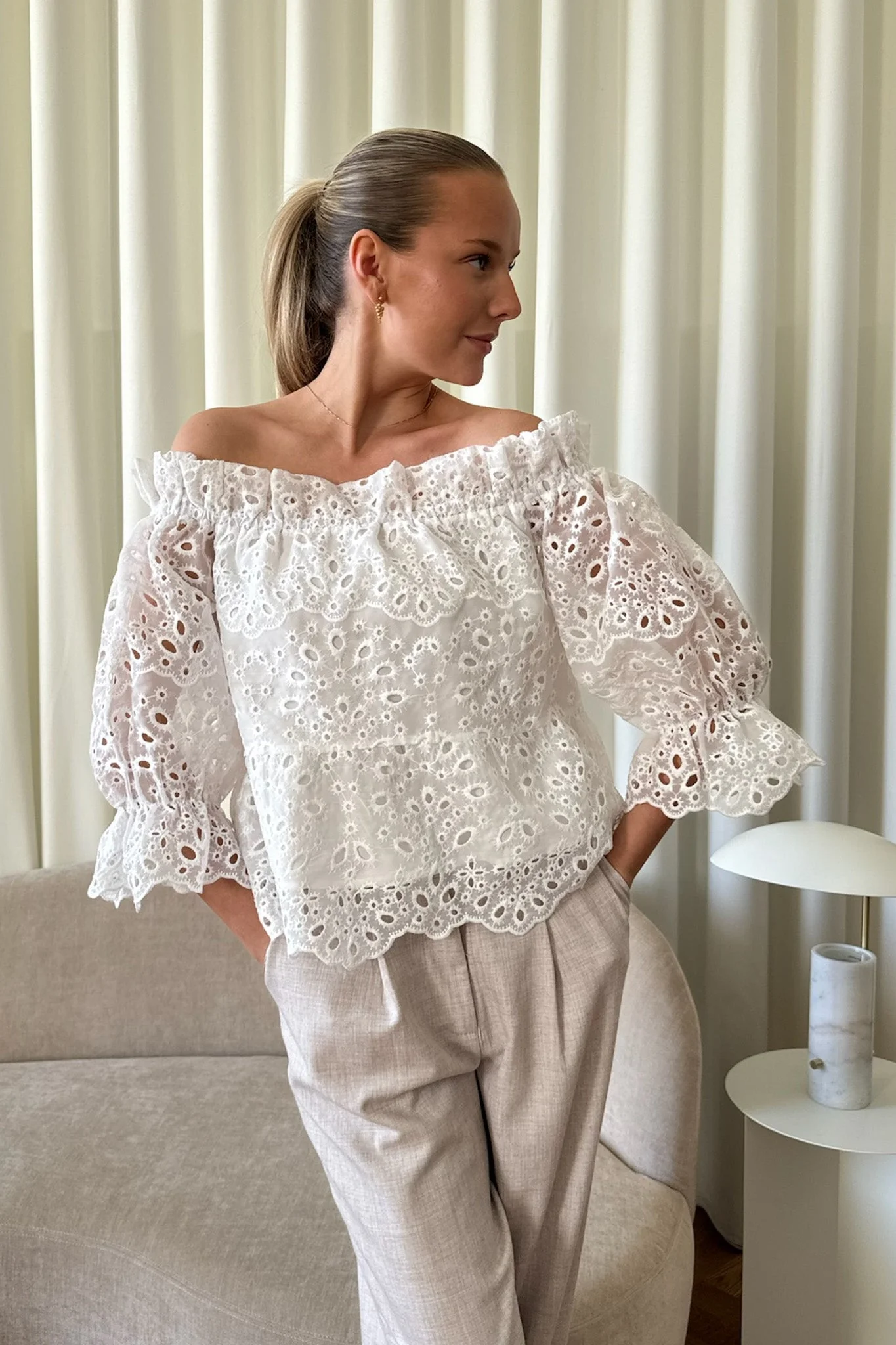 Sigridic Blouse White - Image 7