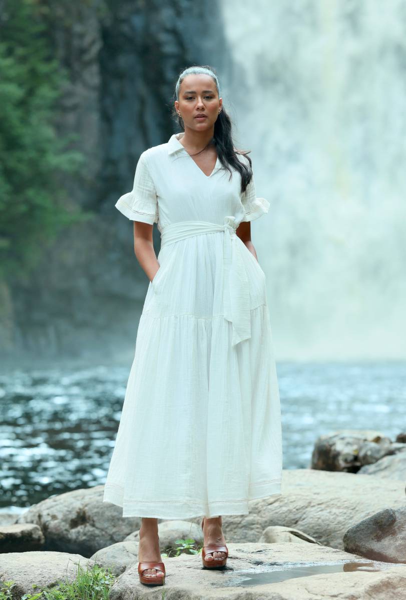 Hamilton Dress Whisper White