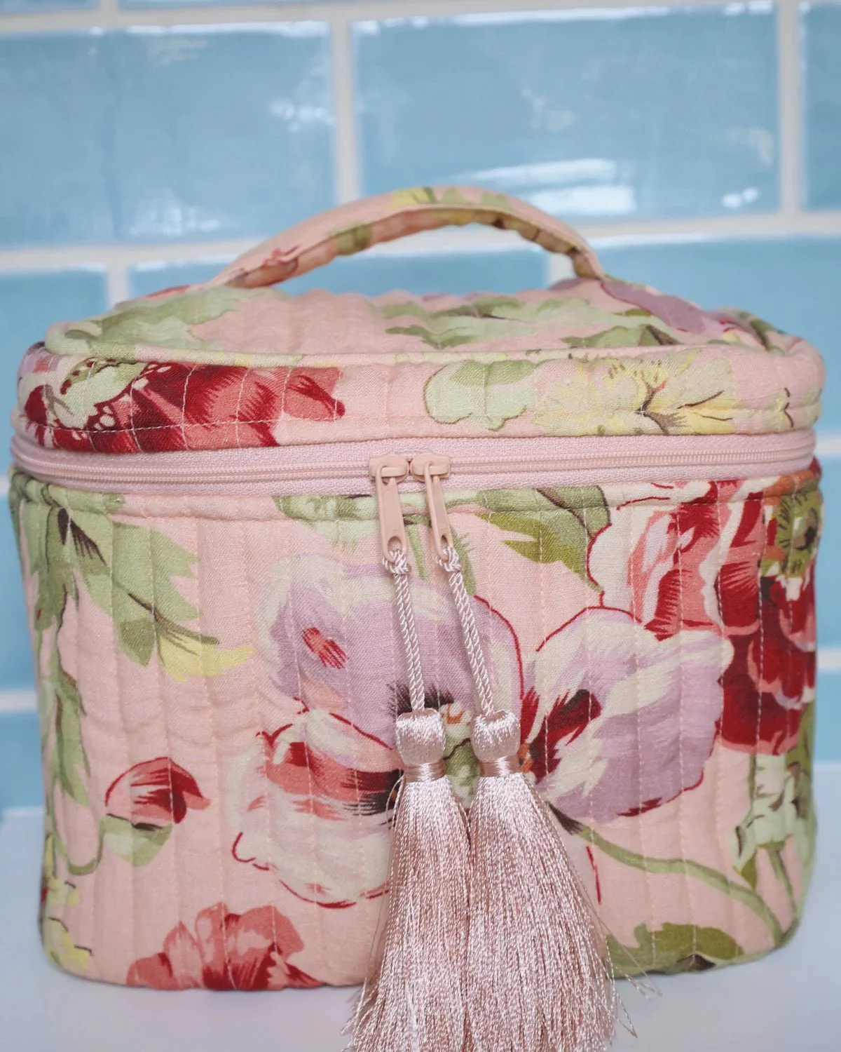 Beauty Bag Linen Poppy Field - Image 5