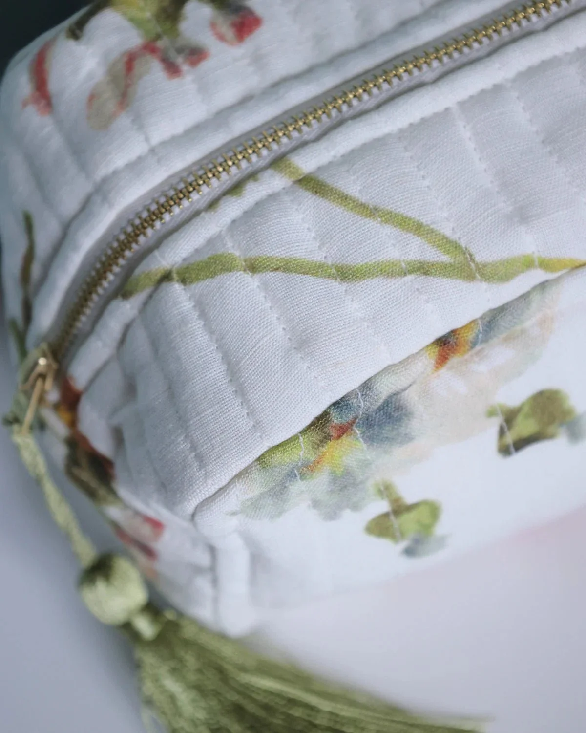 Cosmetic Bag Linen Botanical - Image 4