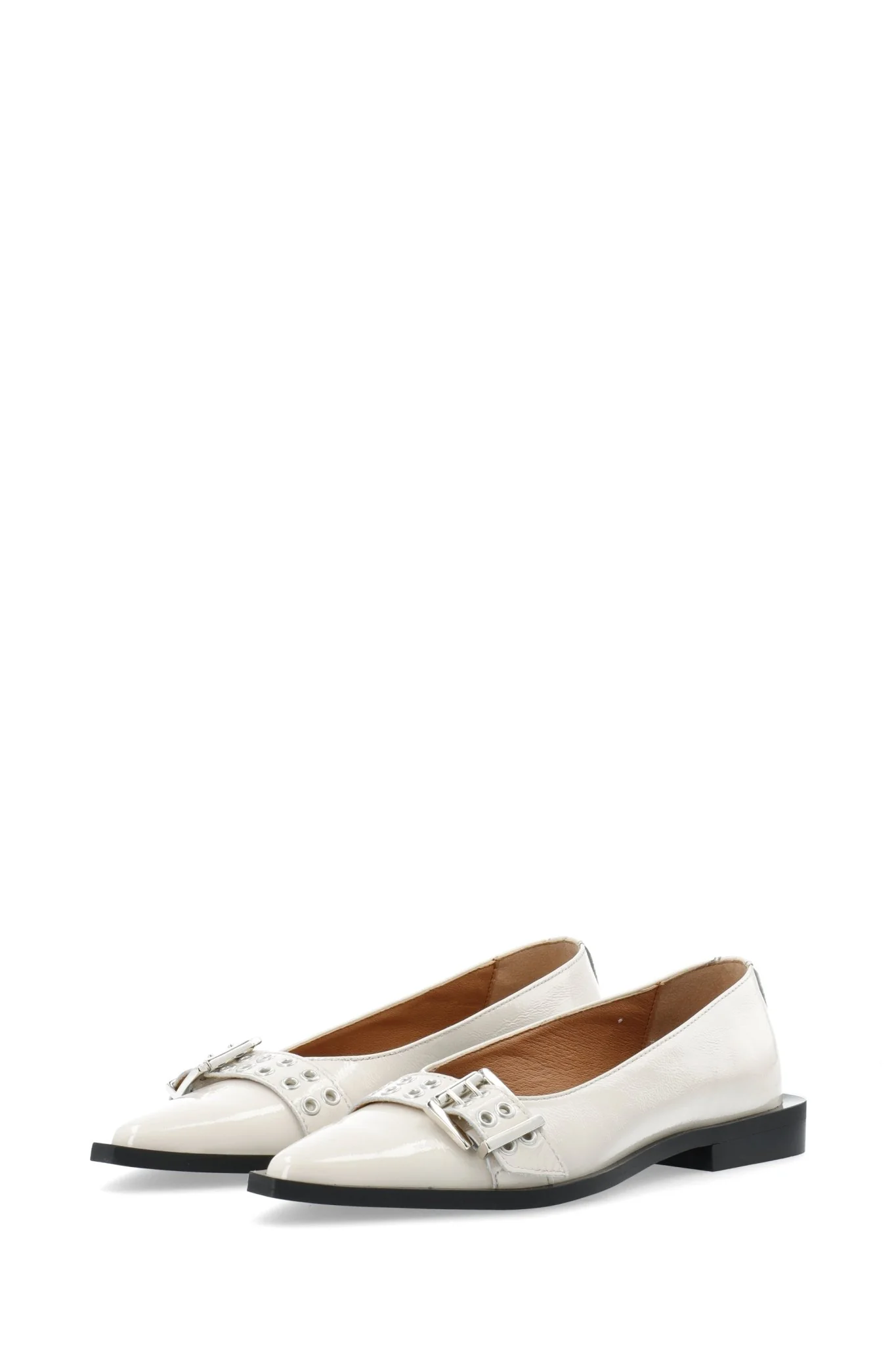 Biavictoria Buckle Ballet Flat Off White Nappalak - Image 2