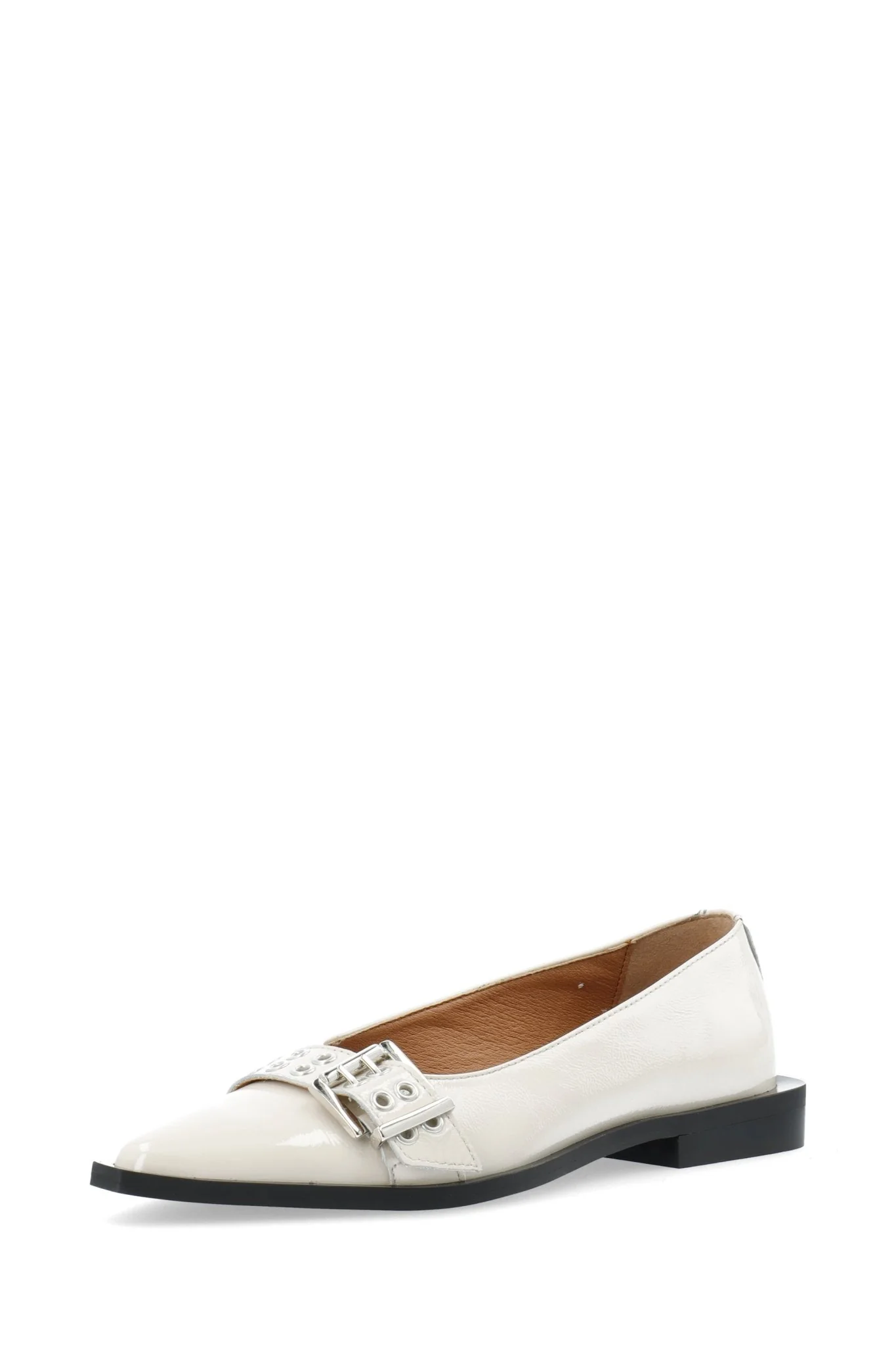 Biavictoria Buckle Ballet Flat Off White Nappalak - Image 3