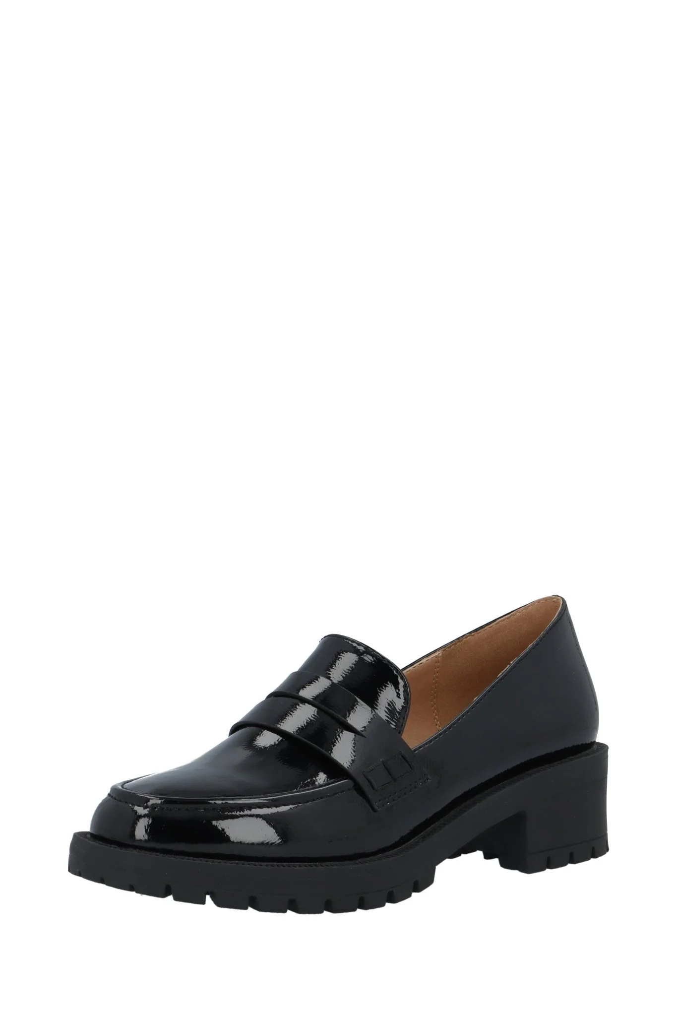 Biapearl Simple Penny Loafer Patent Aquarius Black - Image 2