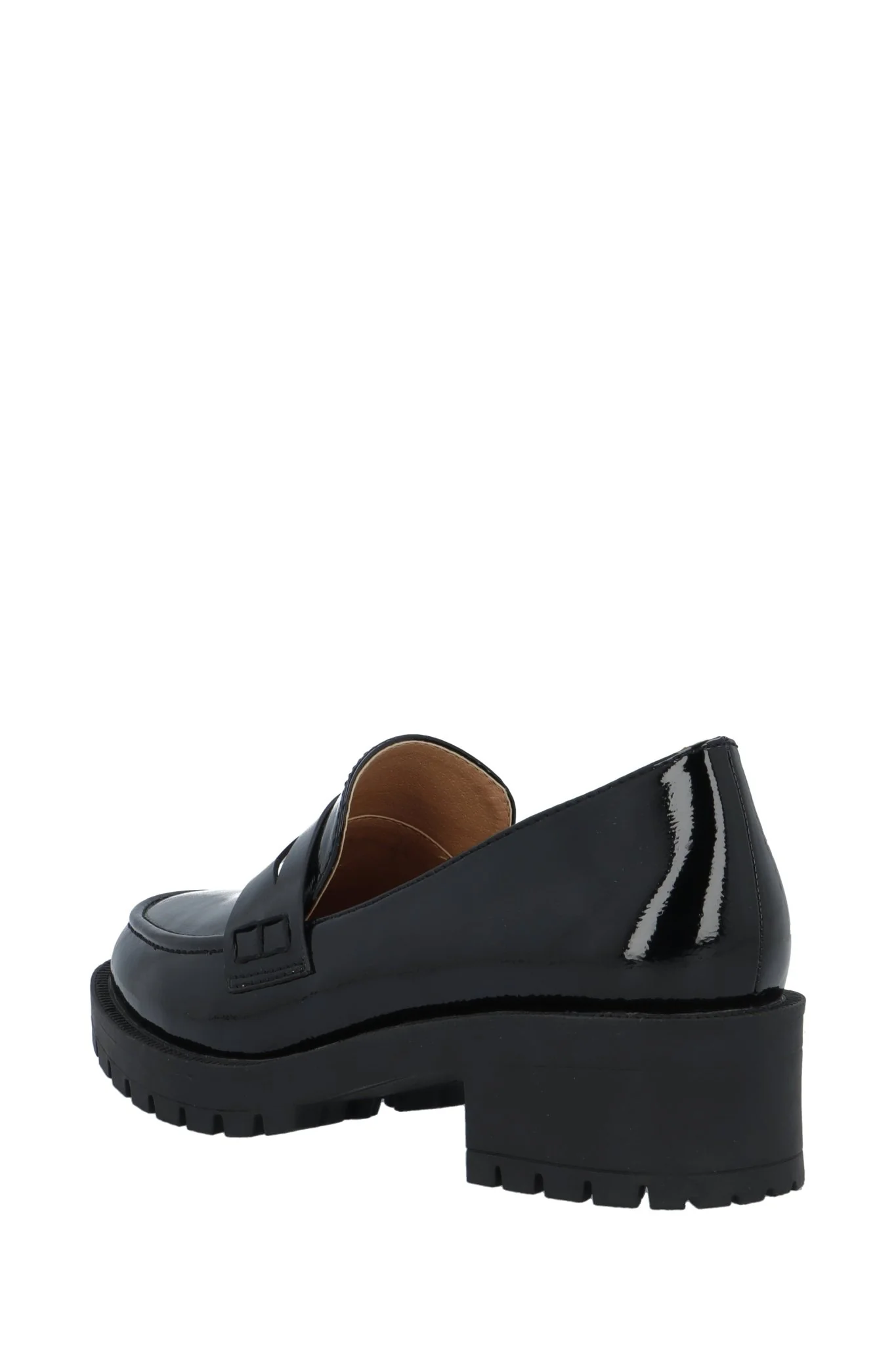 Biapearl Simple Penny Loafer Patent Aquarius Black - Image 3