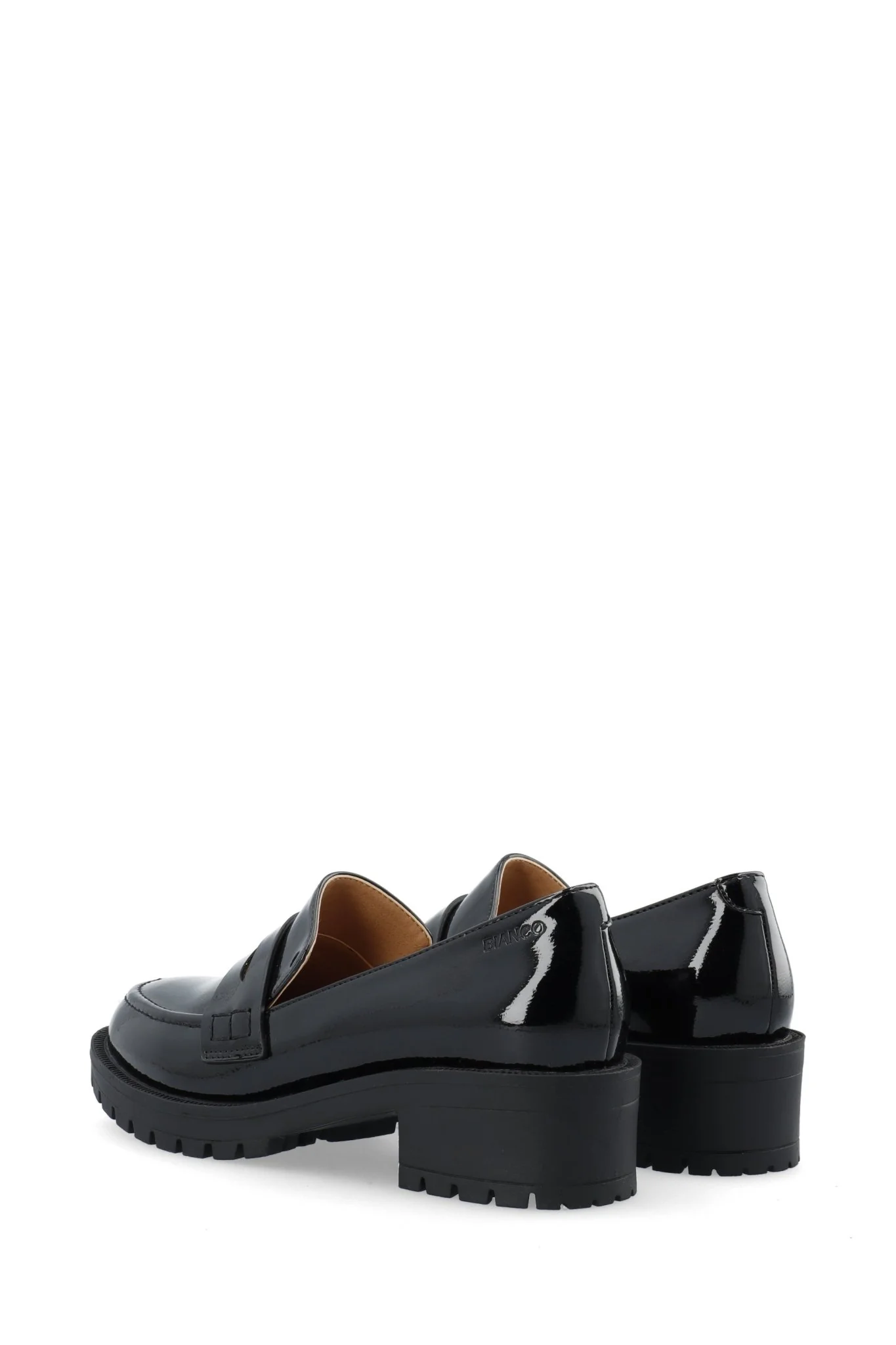 Biapearl Simple Penny Loafer Patent Aquarius Black - Image 6