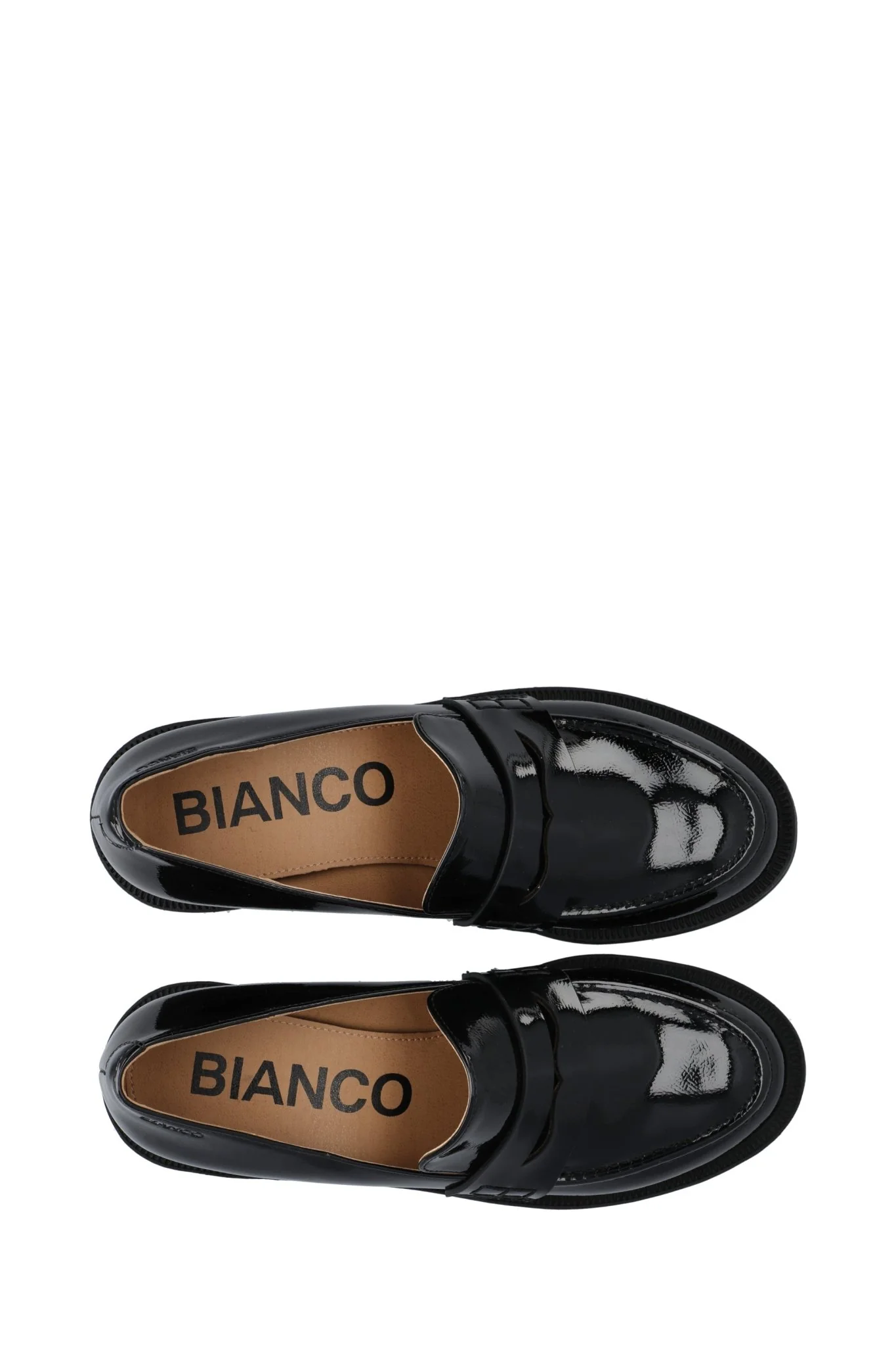 Biapearl Simple Penny Loafer Patent Aquarius Black - Image 8
