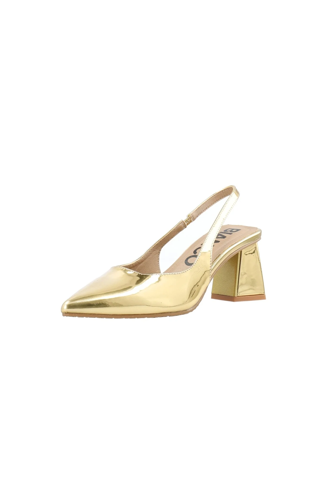 Biamaralyn Slingback Patent Gold - Image 2