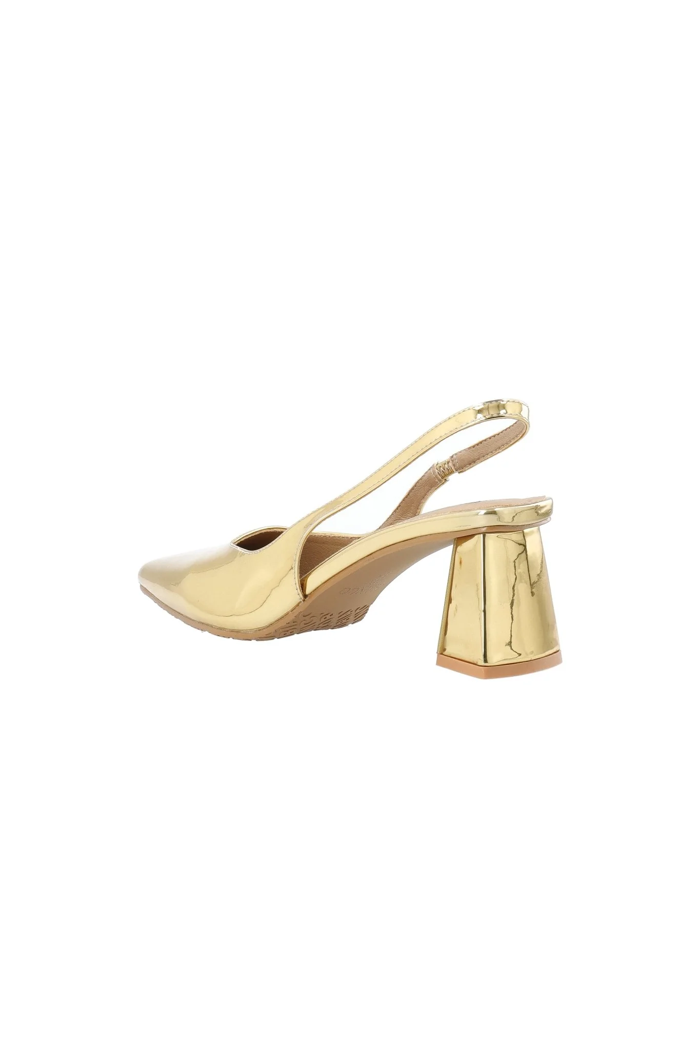 Biamaralyn Slingback Patent Gold - Image 3