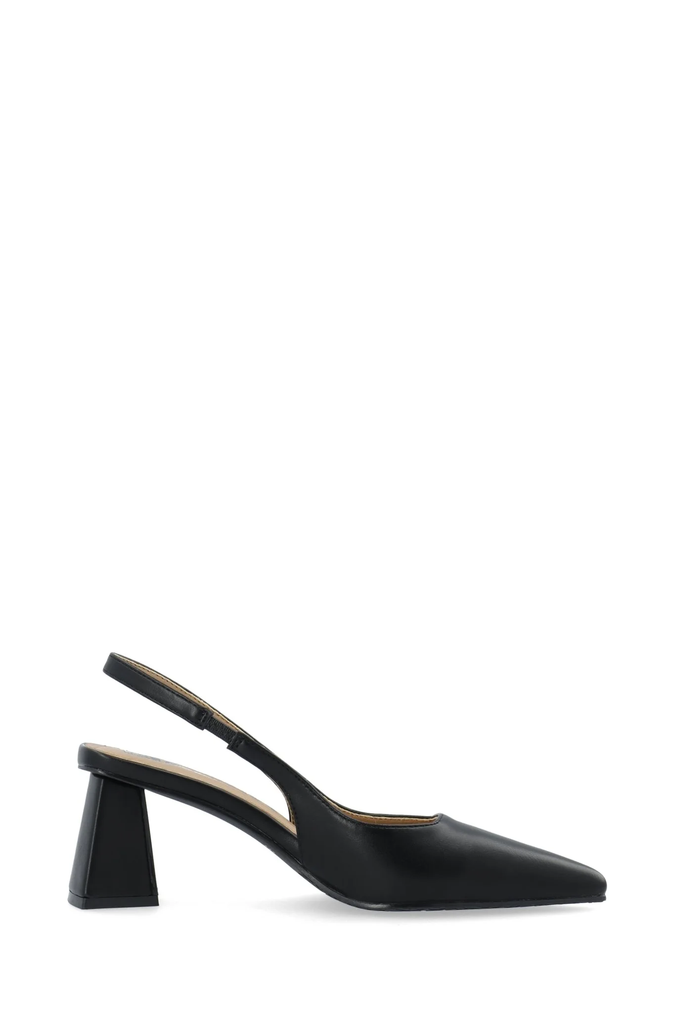 Biamaralyn Slingback Smoth Faux Leather Black - Image 4