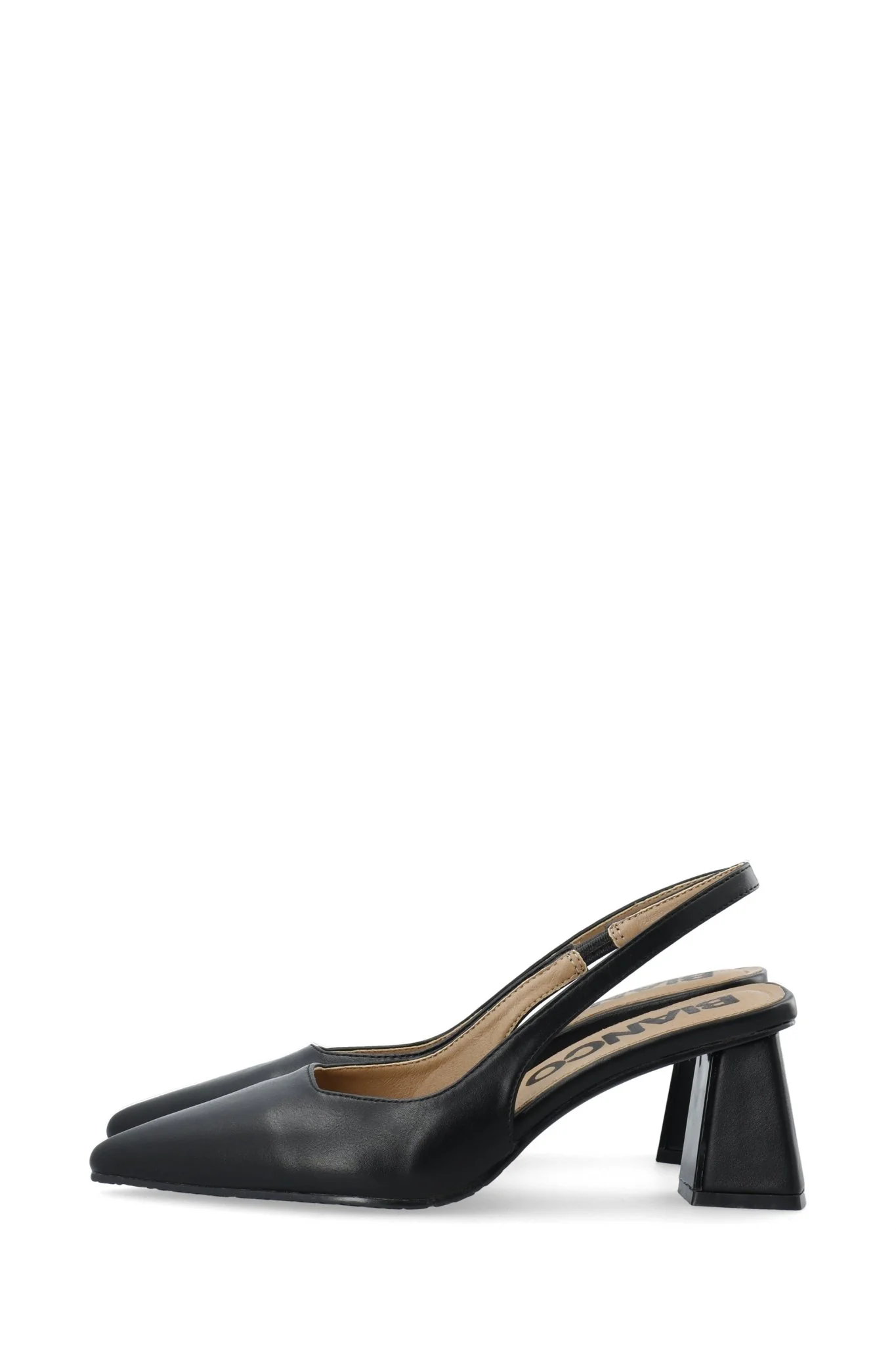 Biamaralyn Slingback Smoth Faux Leather Black - Image 6