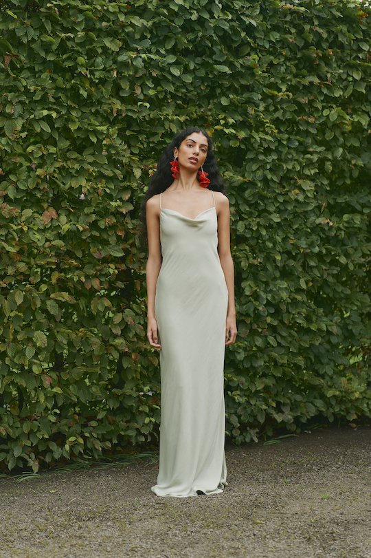 Viola Dress Spring Green - Image 6