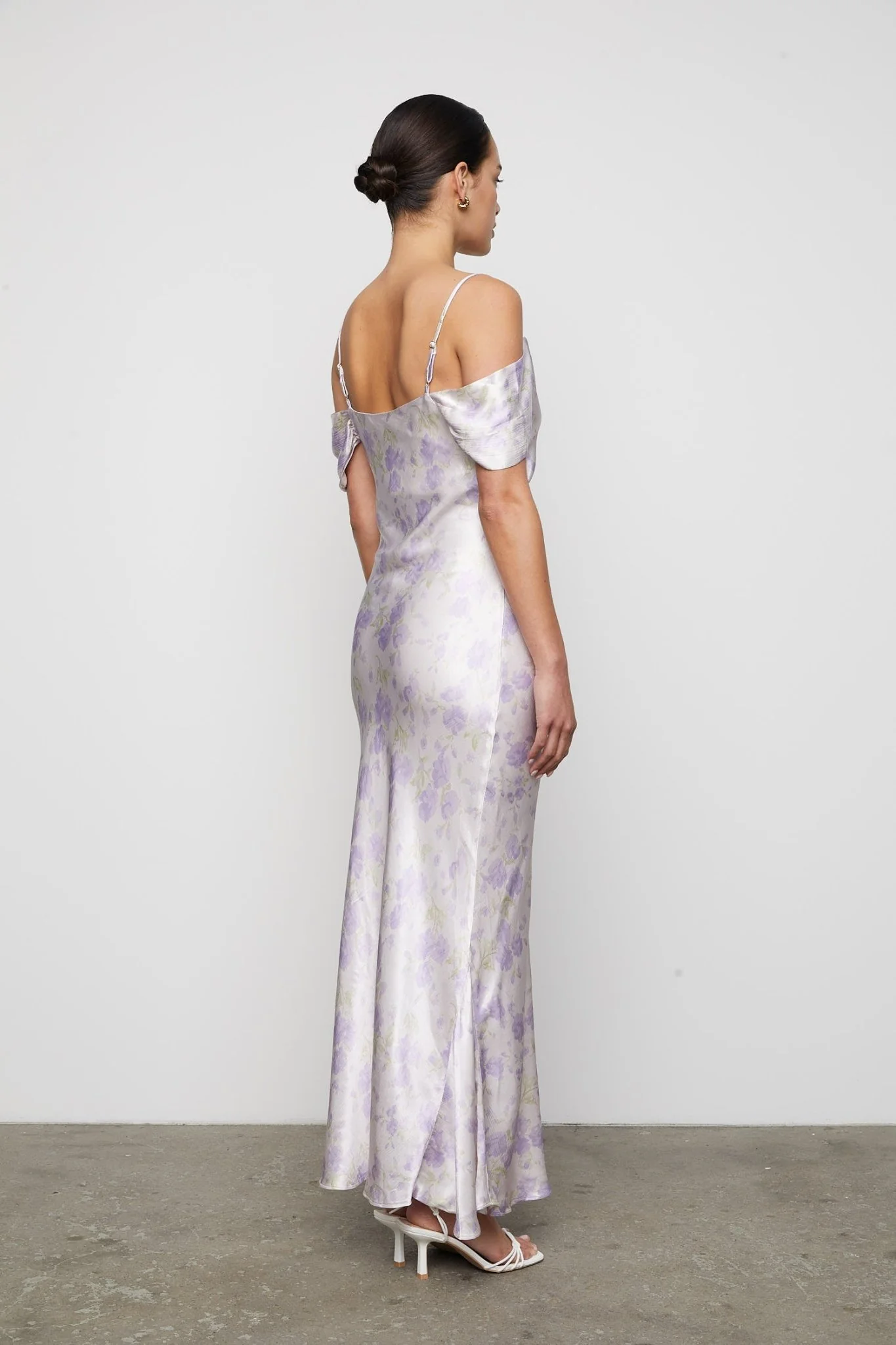 Lyra Dress Lilac Jasmine Print - Image 5