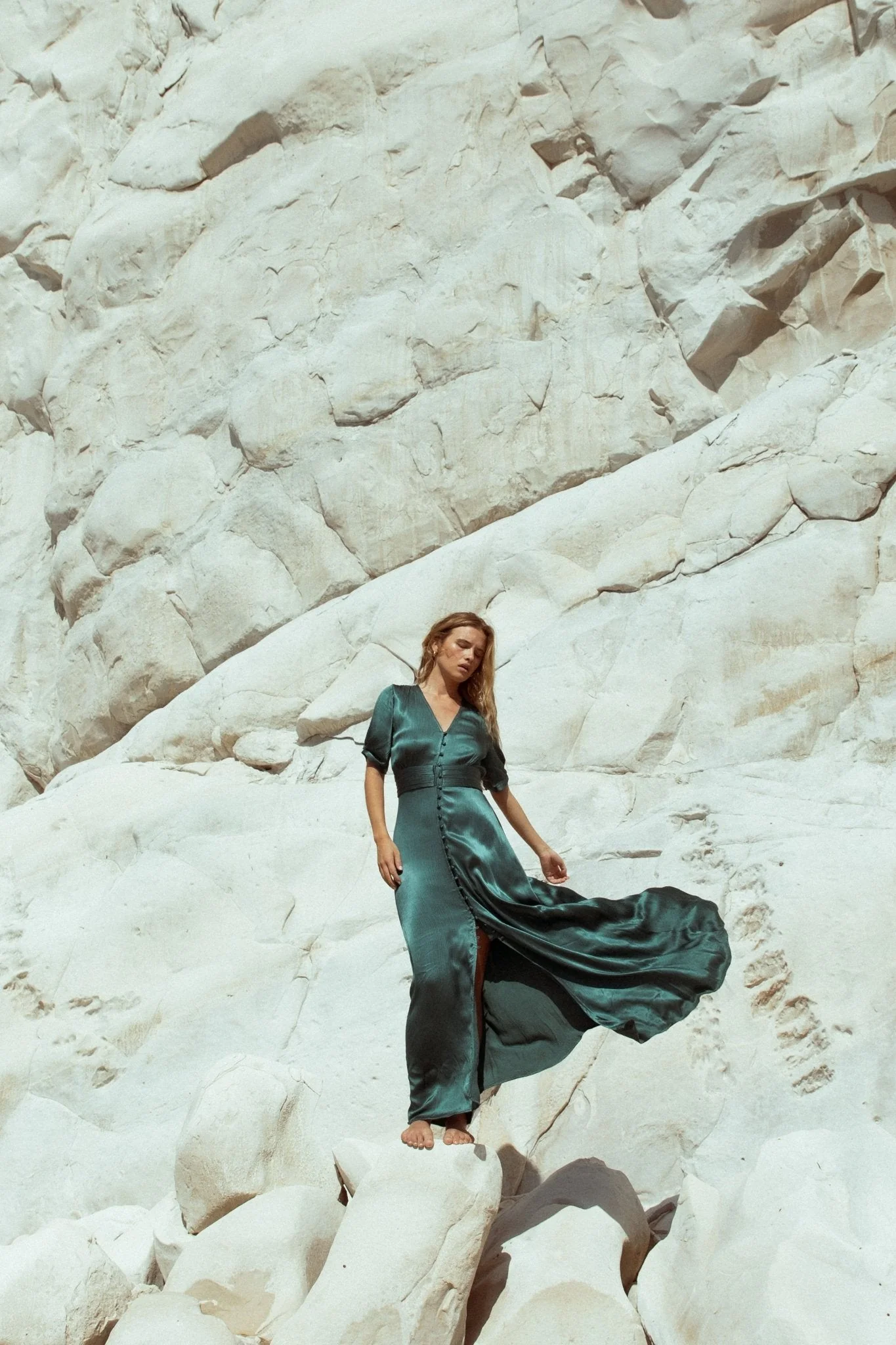 Athalia Dress Emerald Green - Image 4
