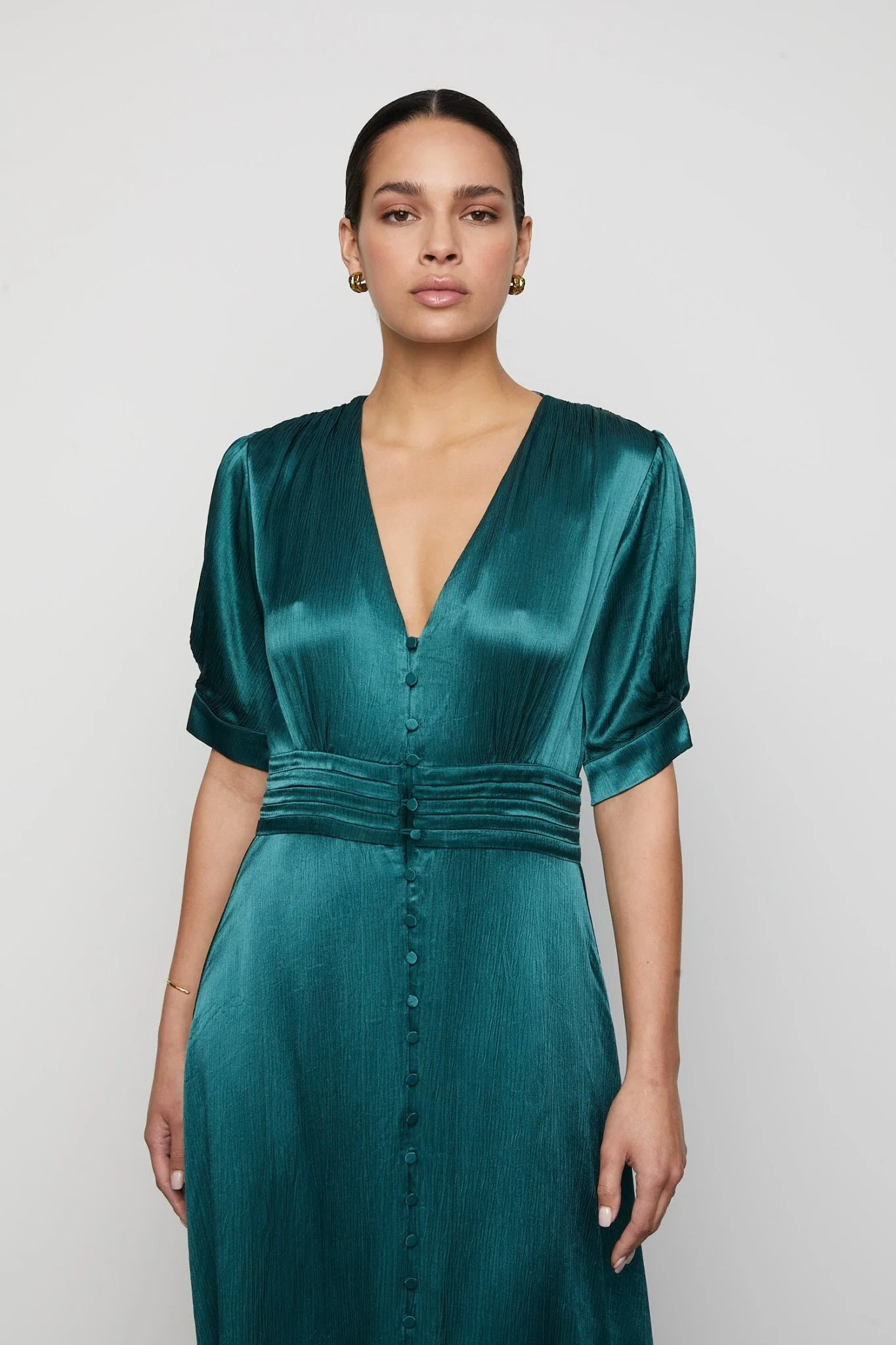 Athalia Dress Emerald Green - Image 7