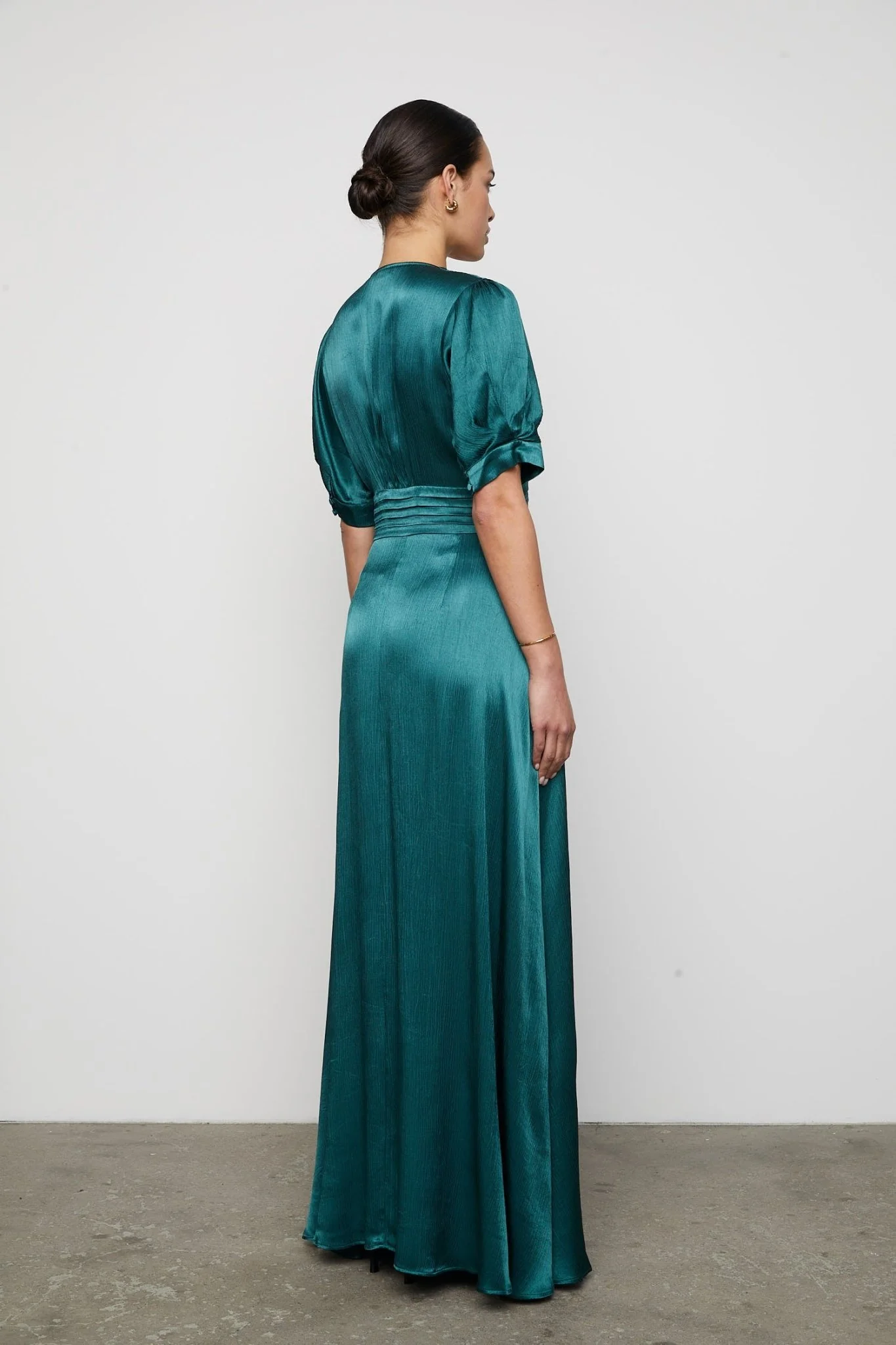 Athalia Dress Emerald Green - Image 8