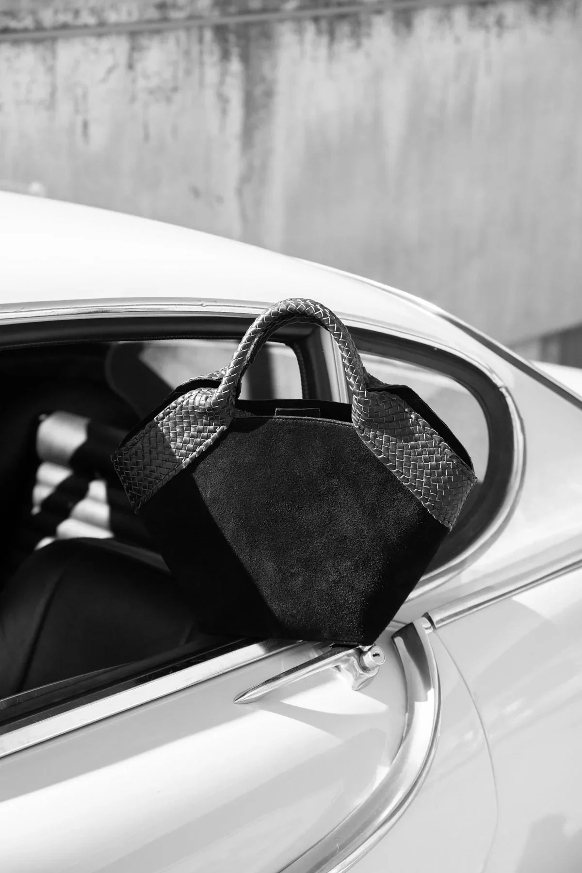 Aura Bag Small Black Suede - Image 5